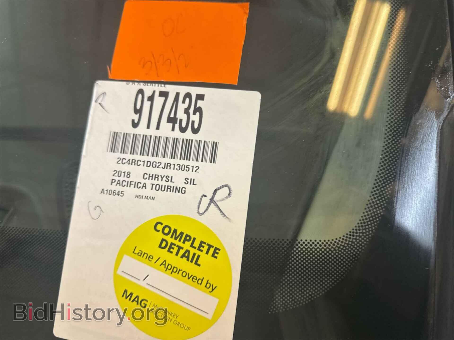 2018 CHRYSLER PACIFICA - VIN: 2C4RC1DG2JR130512 - Photo 8