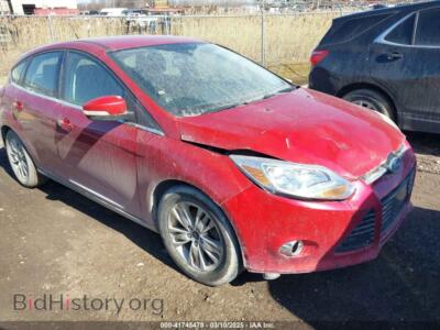 2012 Ford FOCUS SEL, красный — VIN 1FAHP3M24CL437777, IAAI