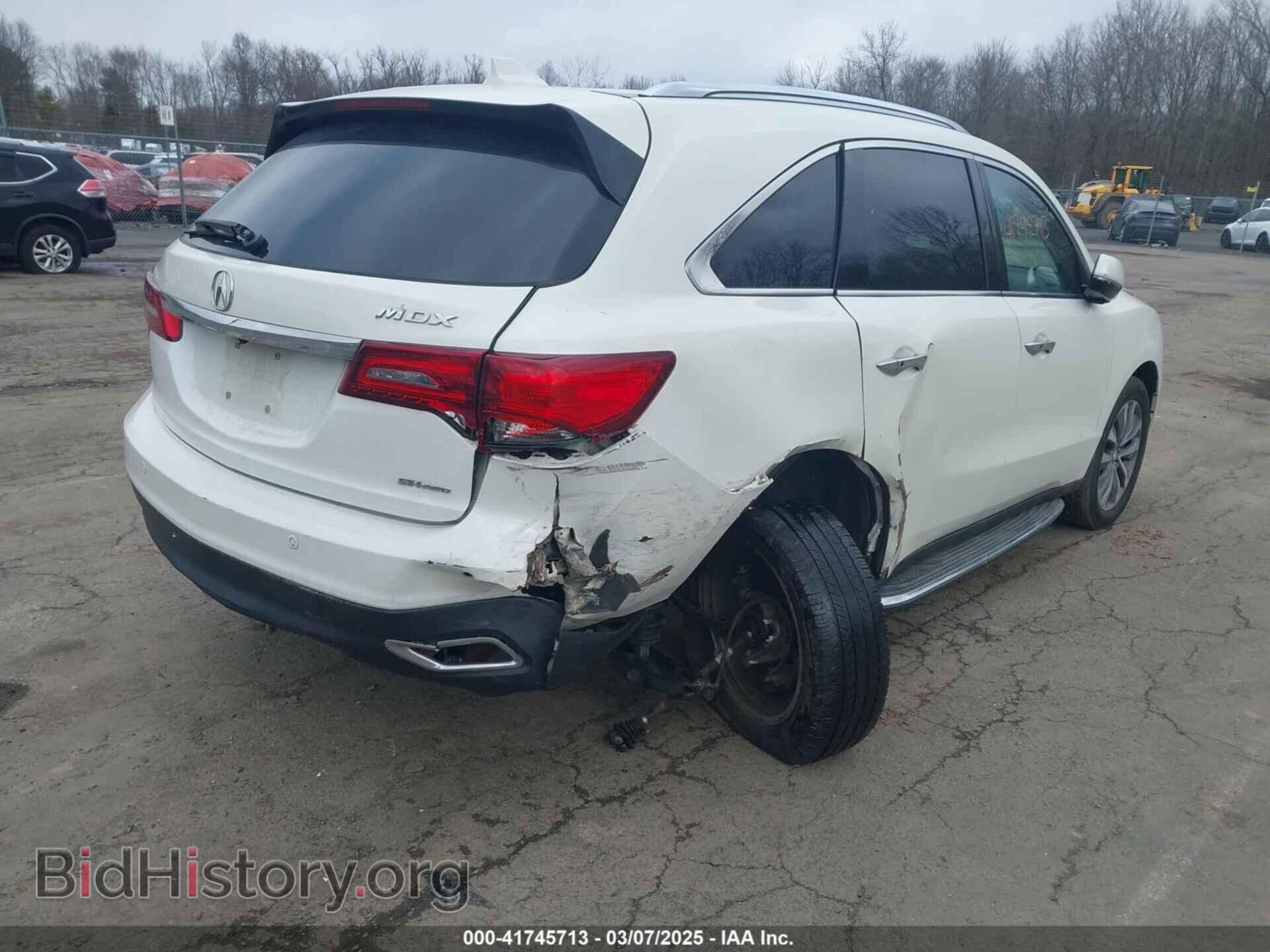 2014 ACURA MDX - VIN: 5FRYD4H80EB032639 - Фото 4