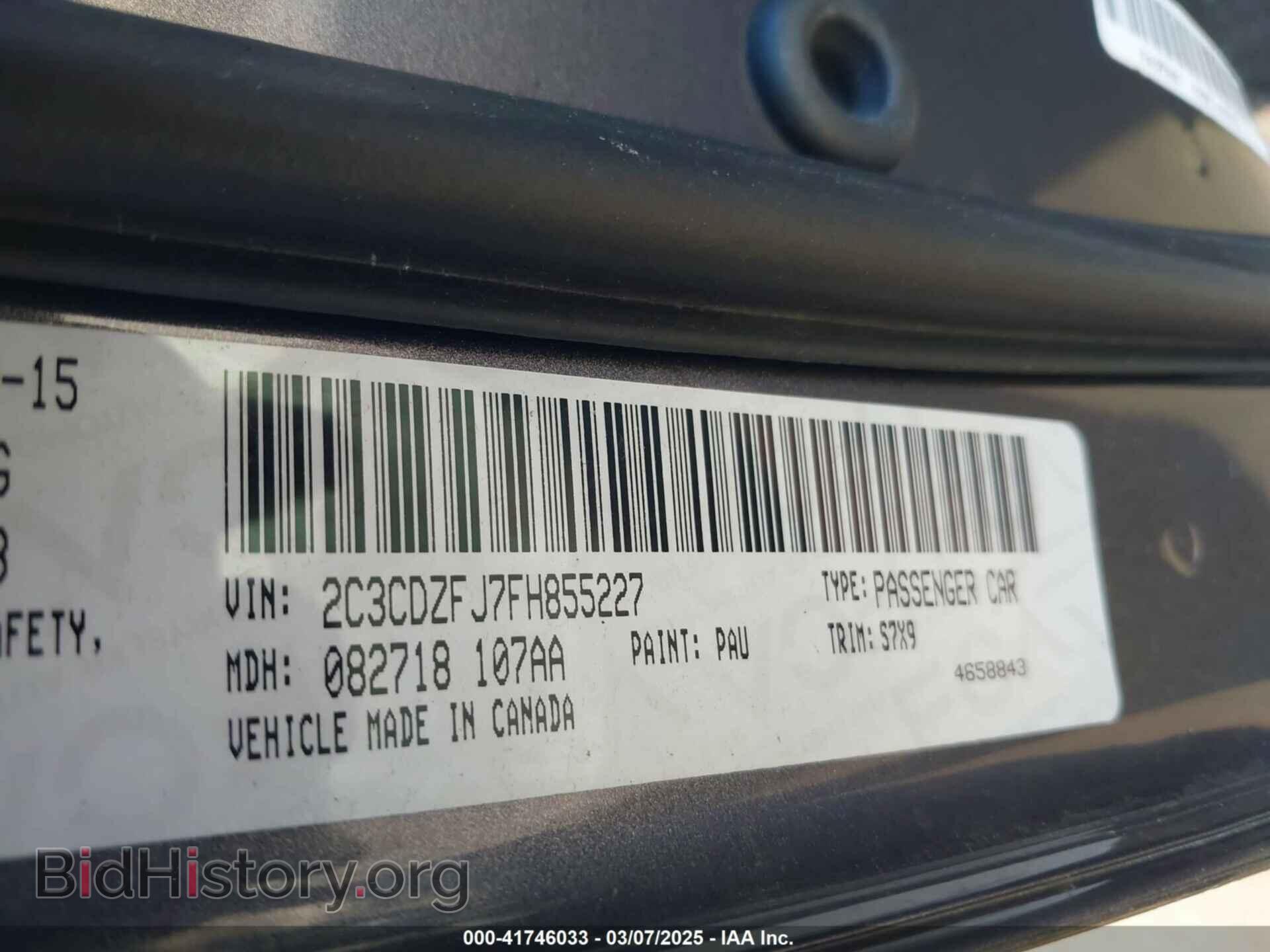 2015 DODGE CHALLENGER - VIN: 2C3CDZFJ7FH855227 - Photo 9