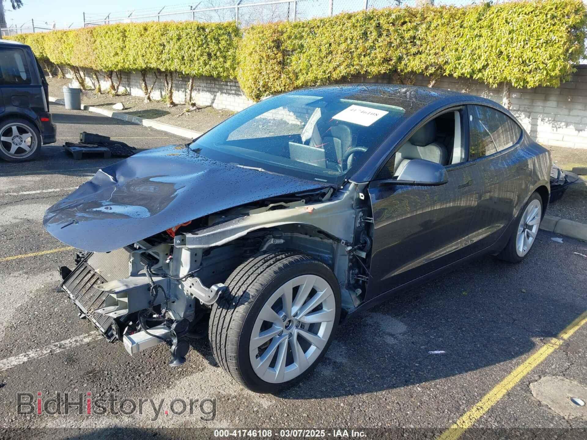 2022 TESLA MODEL 3 - VIN: 5YJ3E1EB2NF337857 - Фото 2