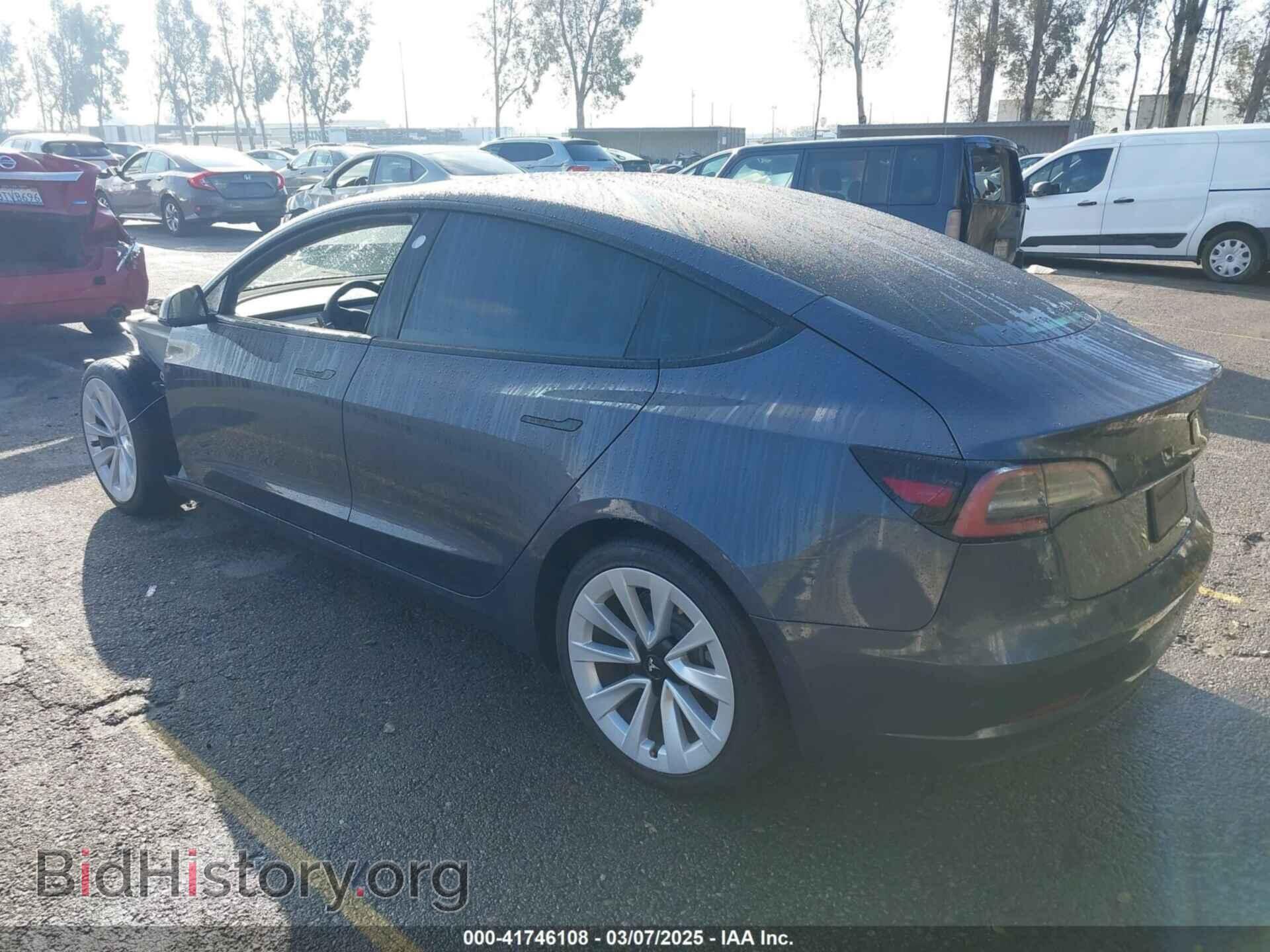 2022 TESLA MODEL 3 - VIN: 5YJ3E1EB2NF337857 - Фото 3