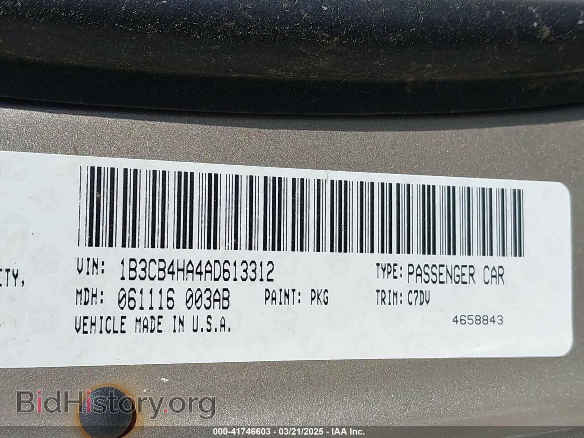 2010 DODGE CALIBER - VIN: 1B3CB4HA4AD613312 - Фото 9