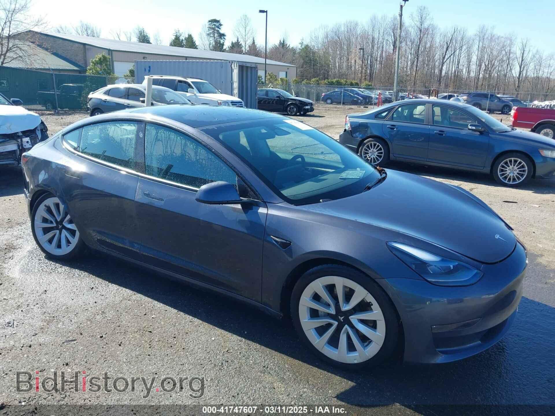 Photo 5YJ3E1EB8NF110401 - TESLA MODEL 3 2022