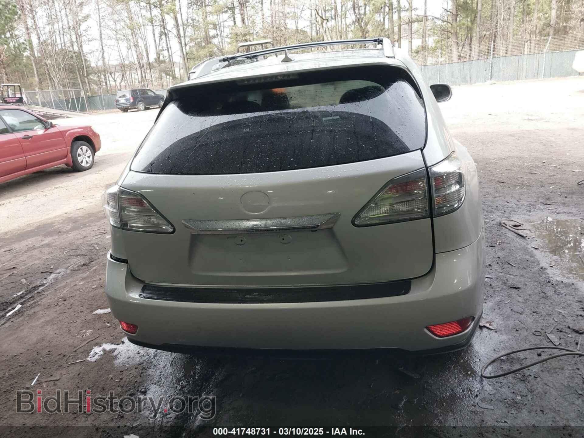 2011 LEXUS RX 350 - VIN: 2T2BK1BAXBC092527 - Фото 16