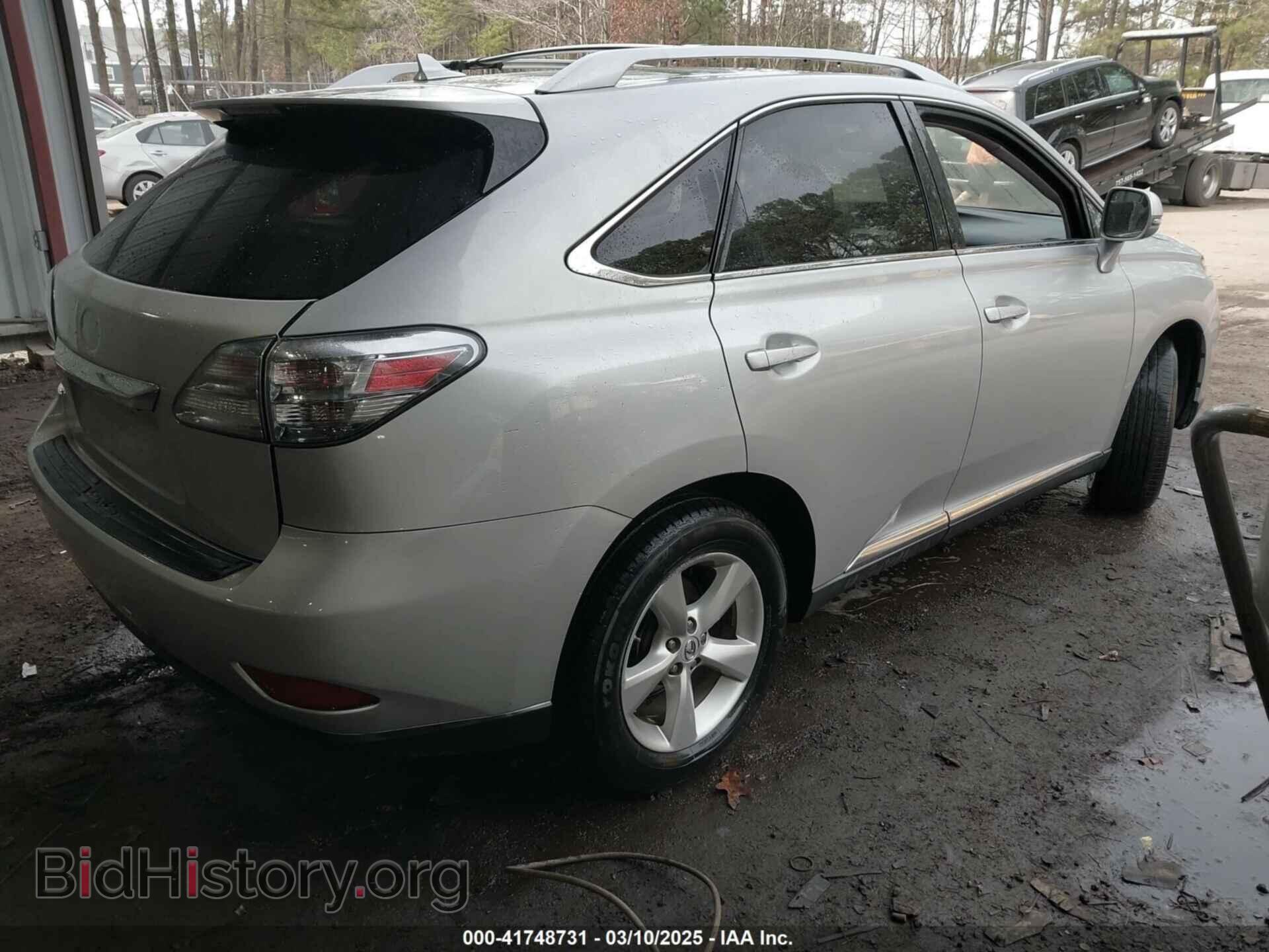2011 LEXUS RX 350 - VIN: 2T2BK1BAXBC092527 - Фото 4