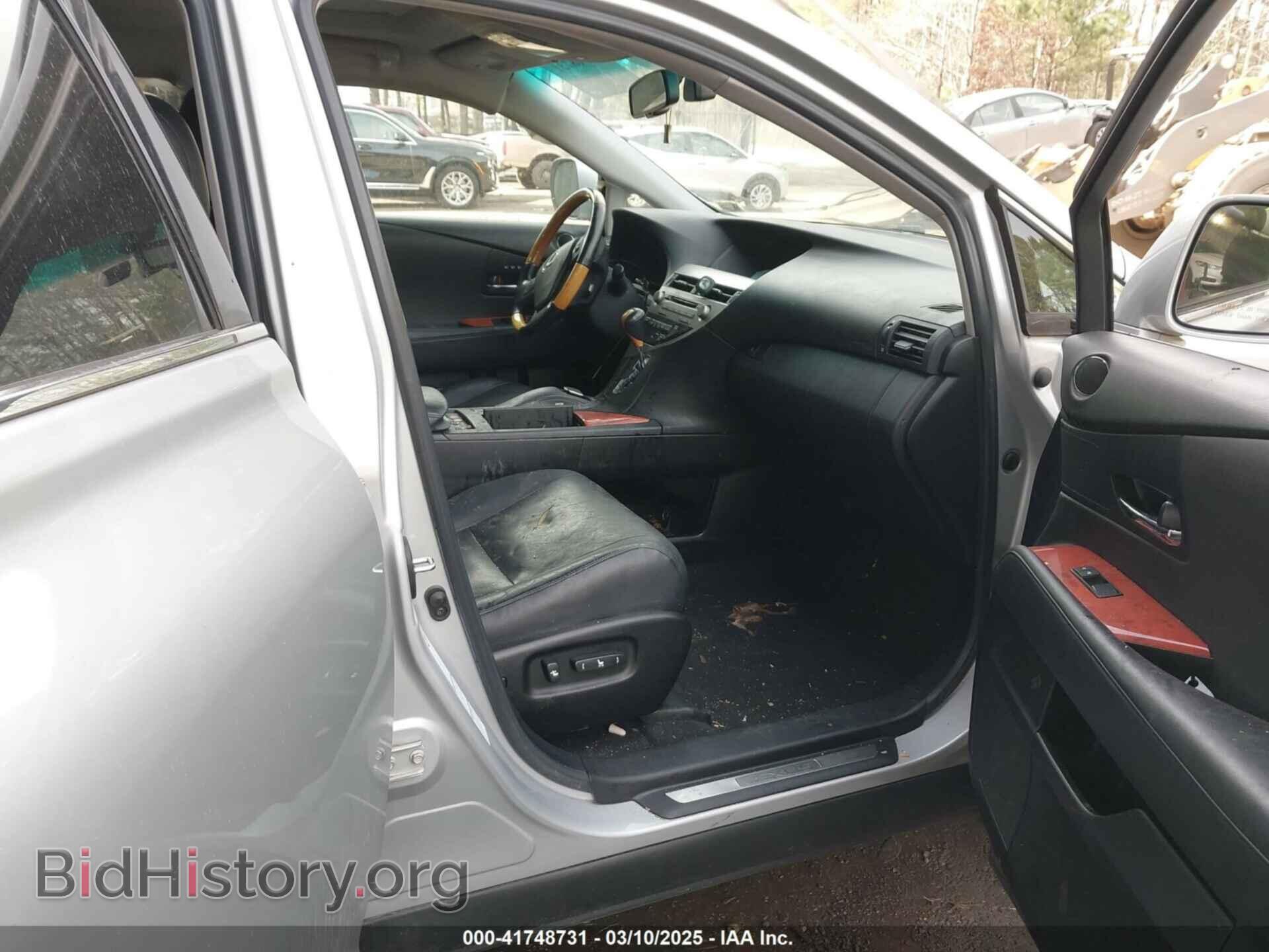 2011 LEXUS RX 350 - VIN: 2T2BK1BAXBC092527 - Фото 5