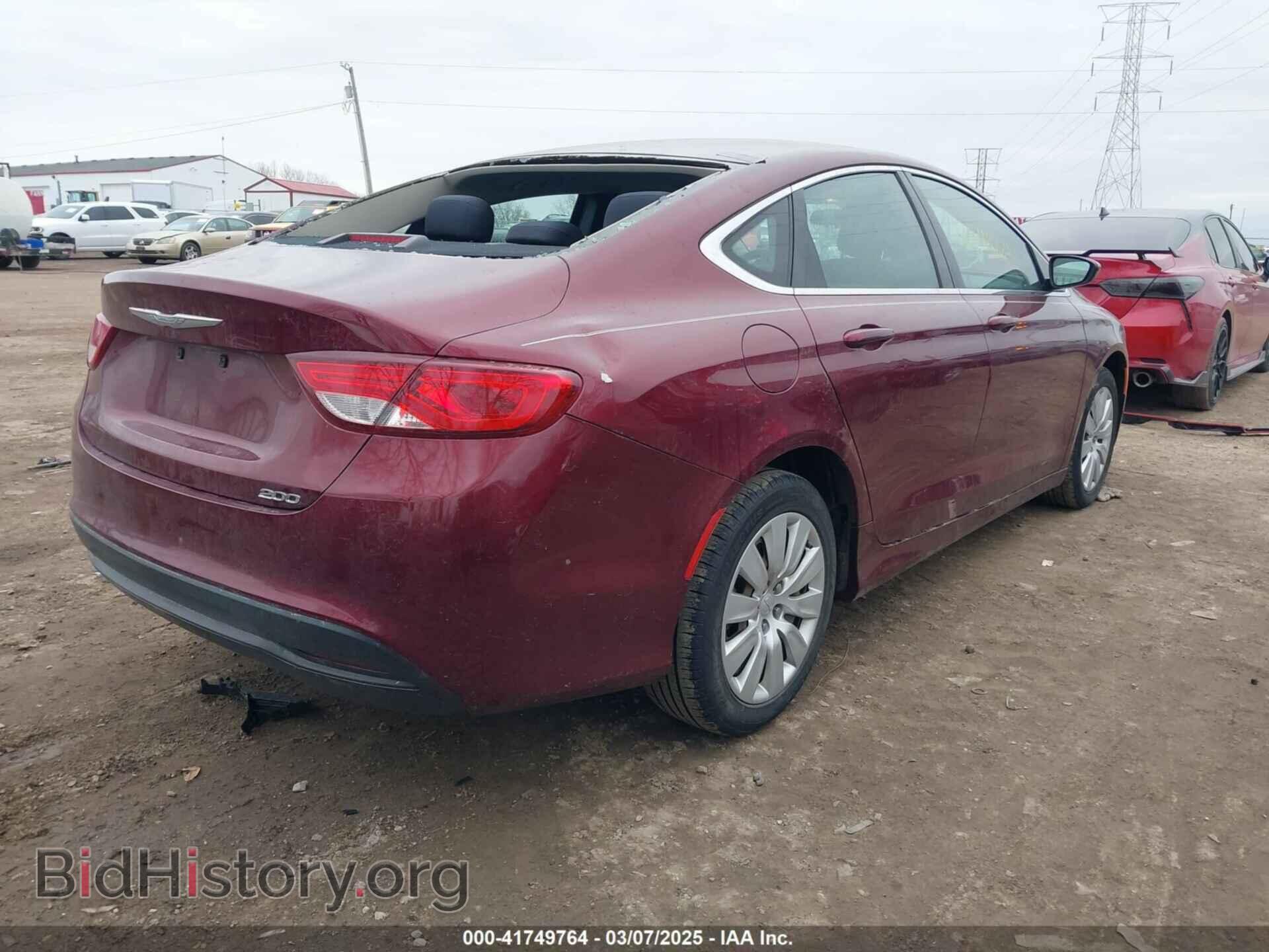 2016 CHRYSLER 200 - VIN: 1C3CCCFB7GN177001 - Фото 4