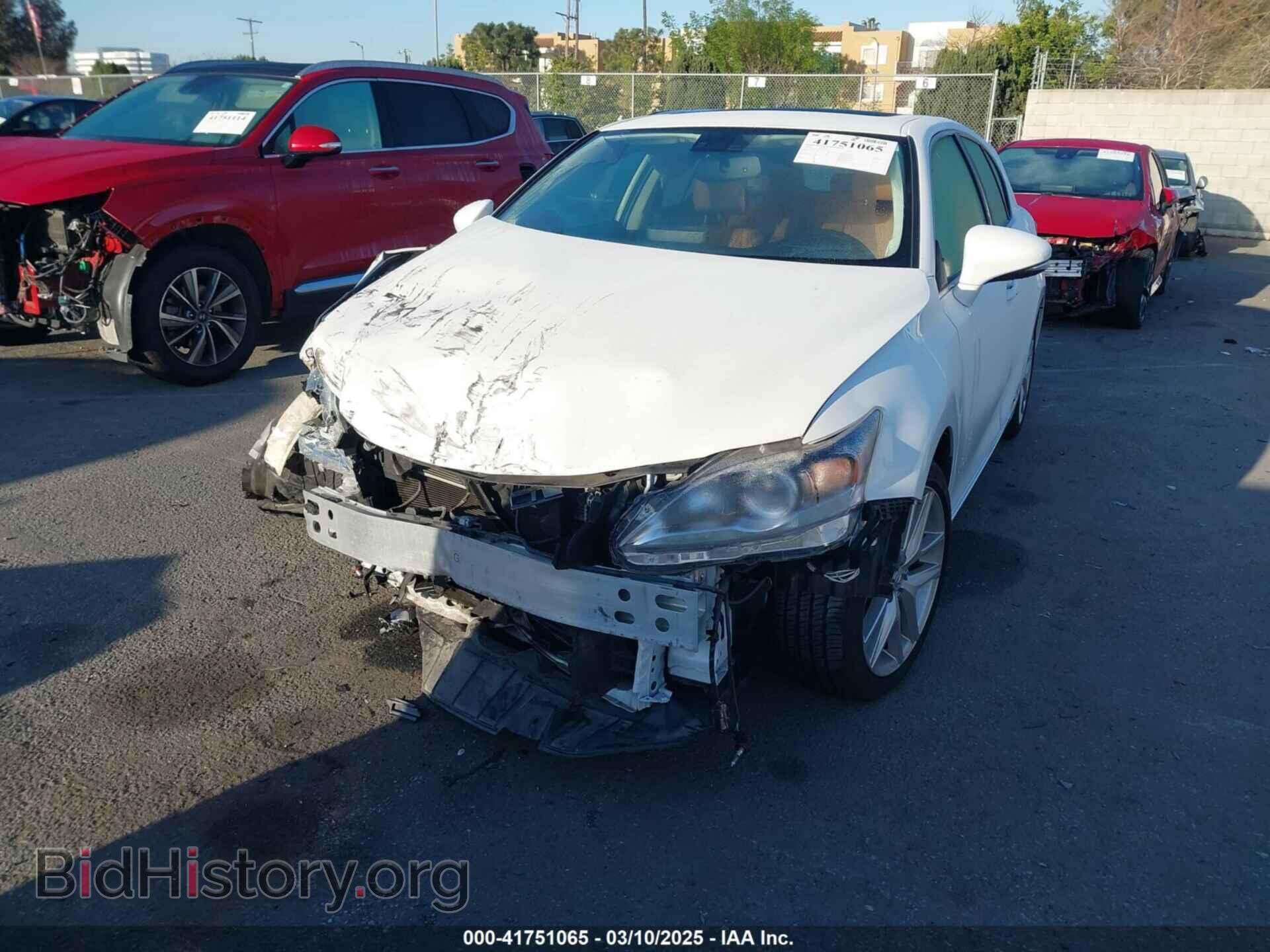 2014 LEXUS CT 200H - VIN: JTHKD5BH3E2177942 - Фото 2
