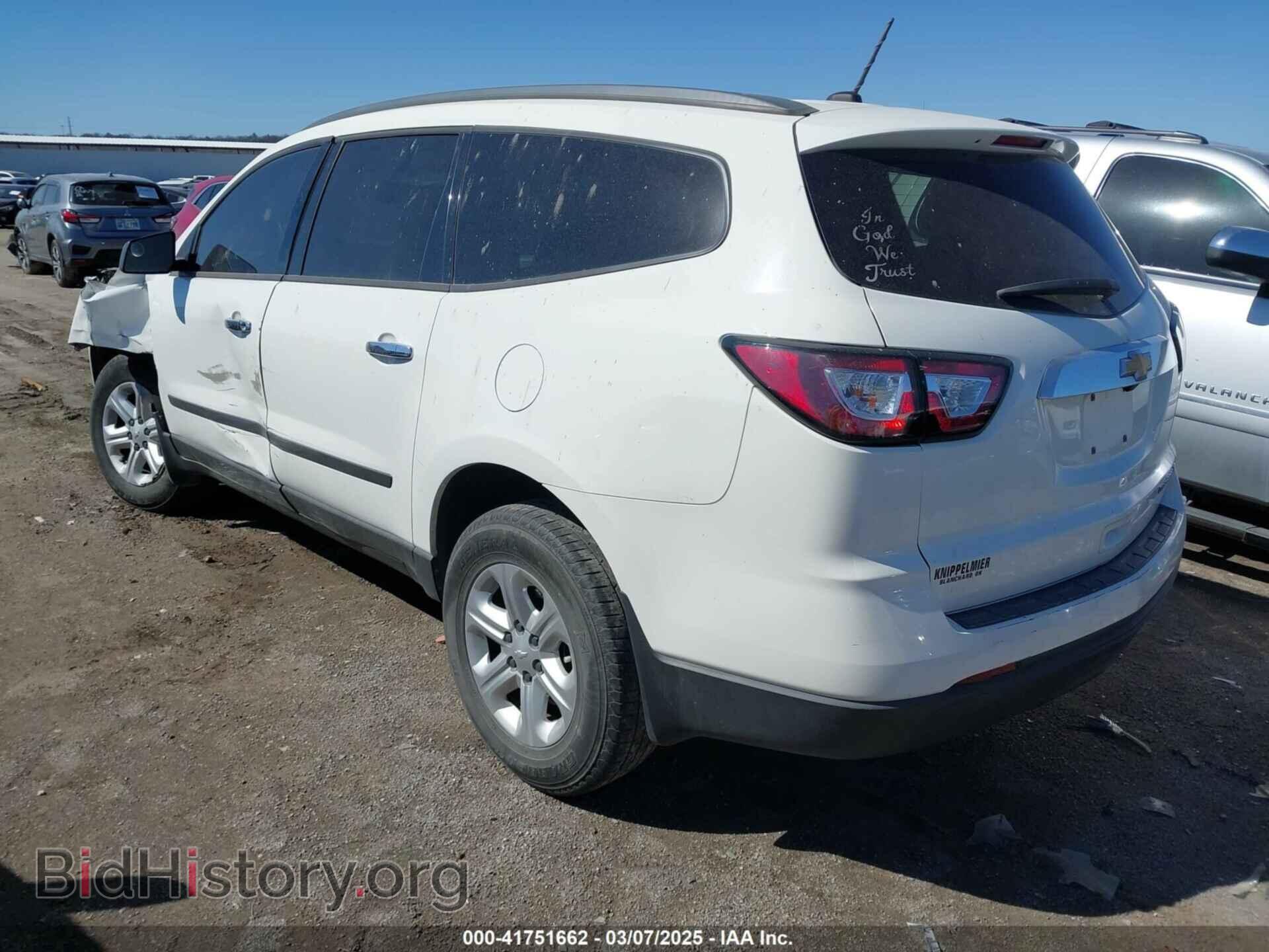 2015 CHEVROLET TRAVERSE - VIN: 1GNKRFKD8FJ296316 - Фото 3