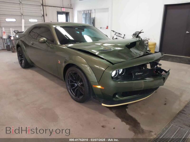 2023 Dodge CHALLENGER R/T Scat Pack Widebody (VIN 2C3CDZFJ7PH680575) — фото 1 из 16, IAAI, повреждение: передняя часть
