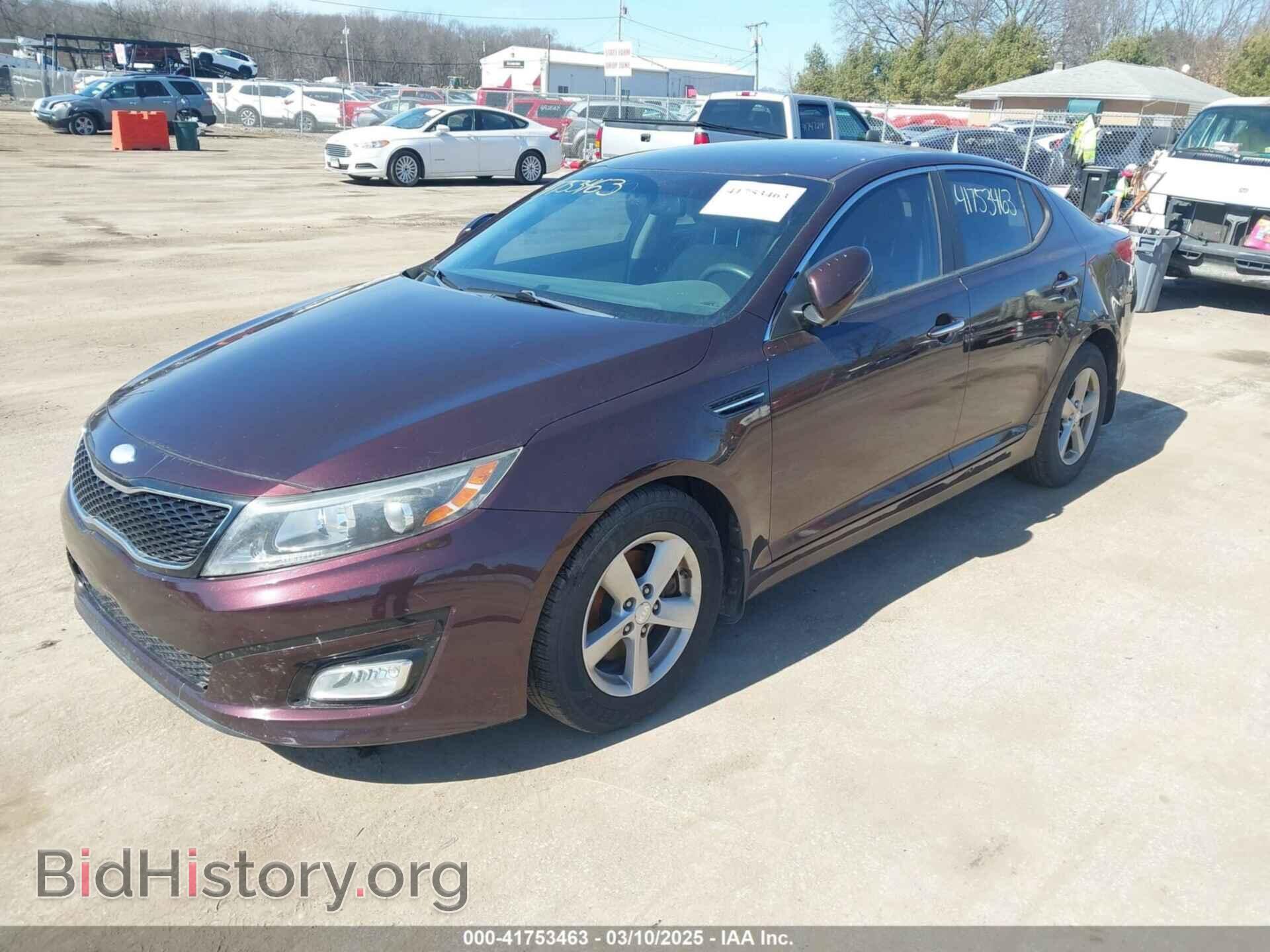 2014 KIA OPTIMA - VIN: 5XXGM4A77EG335381 - Фото 2