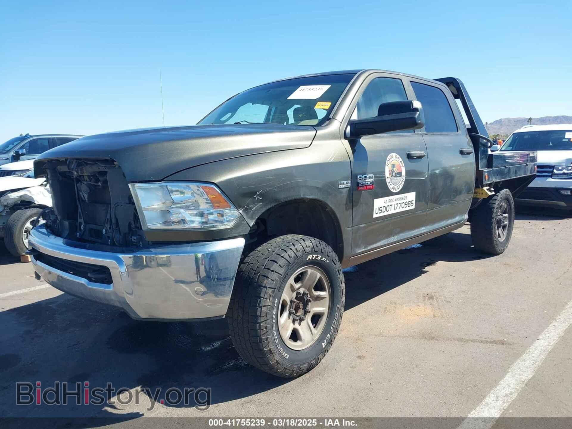 2012 RAM 2500 - VIN: 3C6TD5CT6CG290580 - Фото 2
