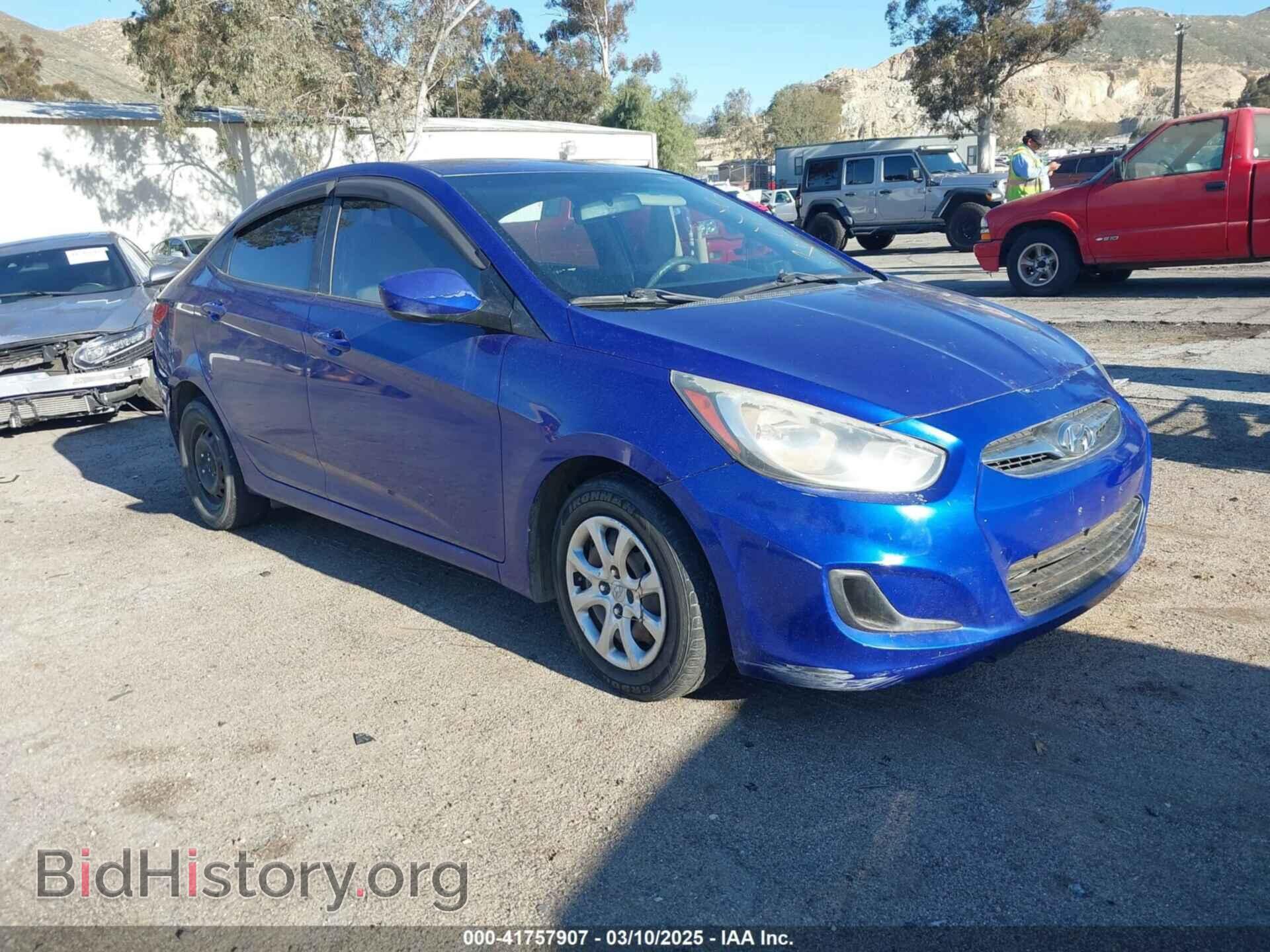 Photo KMHCT4AE4DU462612 - HYUNDAI ACCENT 2013