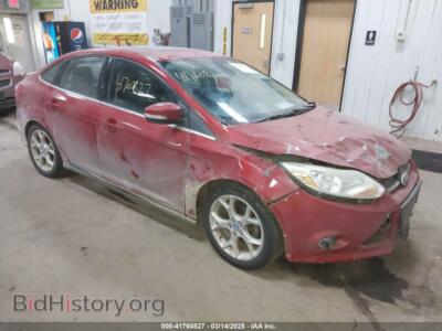 2012 Ford FOCUS Titanium, red — VIN 1FAHP3J24CL346626, IAAI