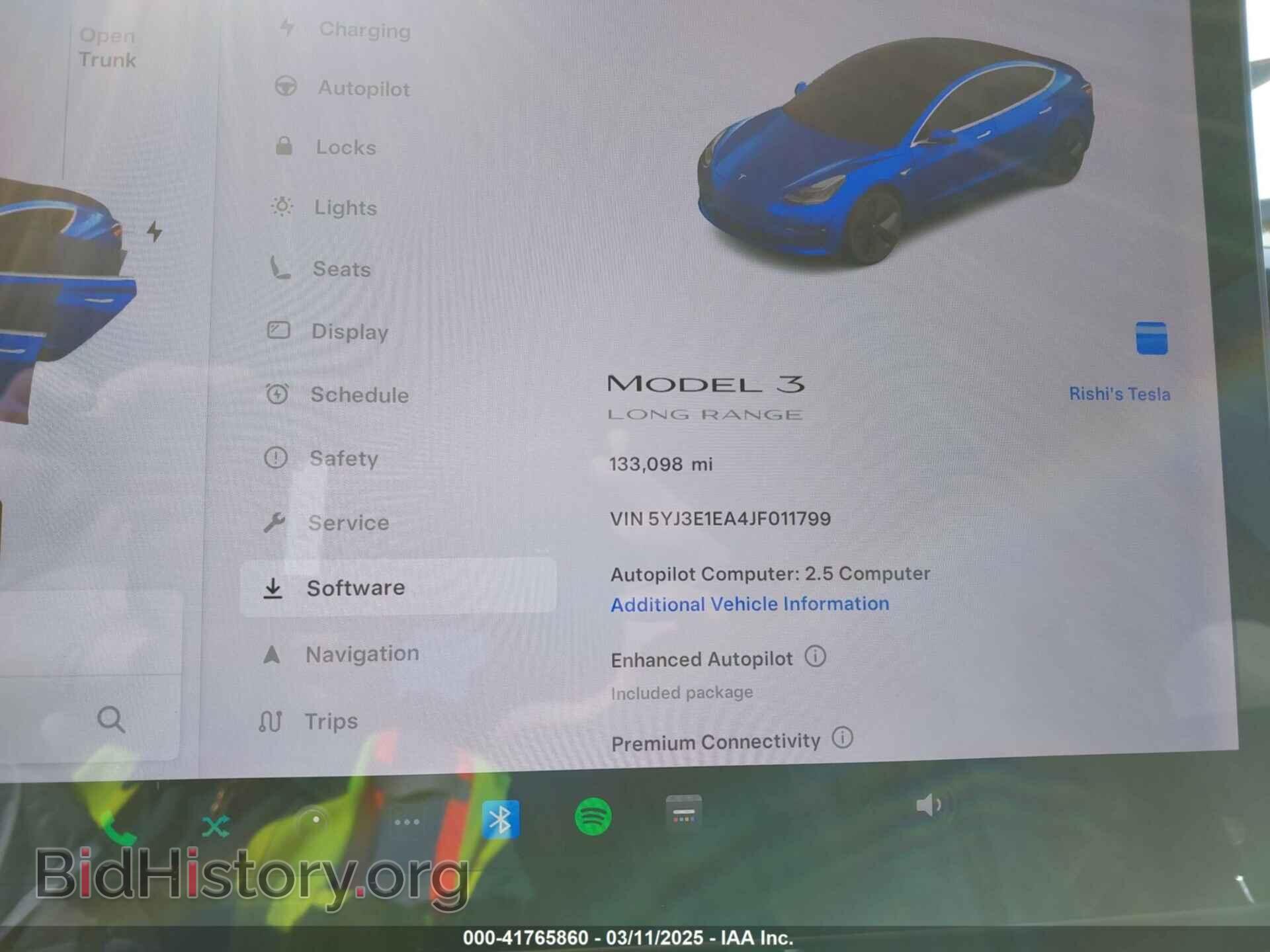 2018 TESLA MODEL 3 - VIN: 5YJ3E1EA4JF011799 - Фото 7