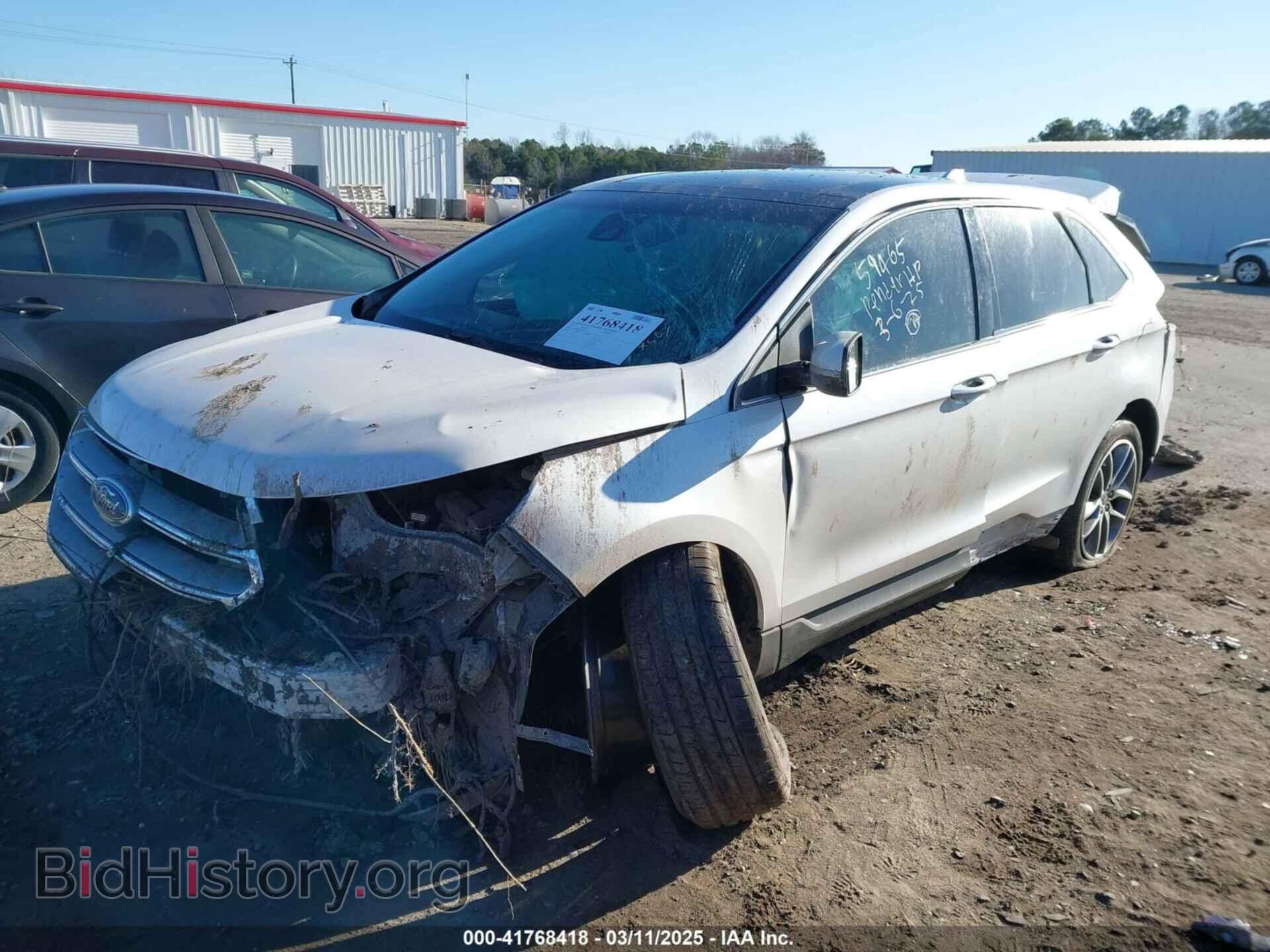 2016 FORD EDGE - VIN: 2FMPK3K88GBB56031 - Фото 2