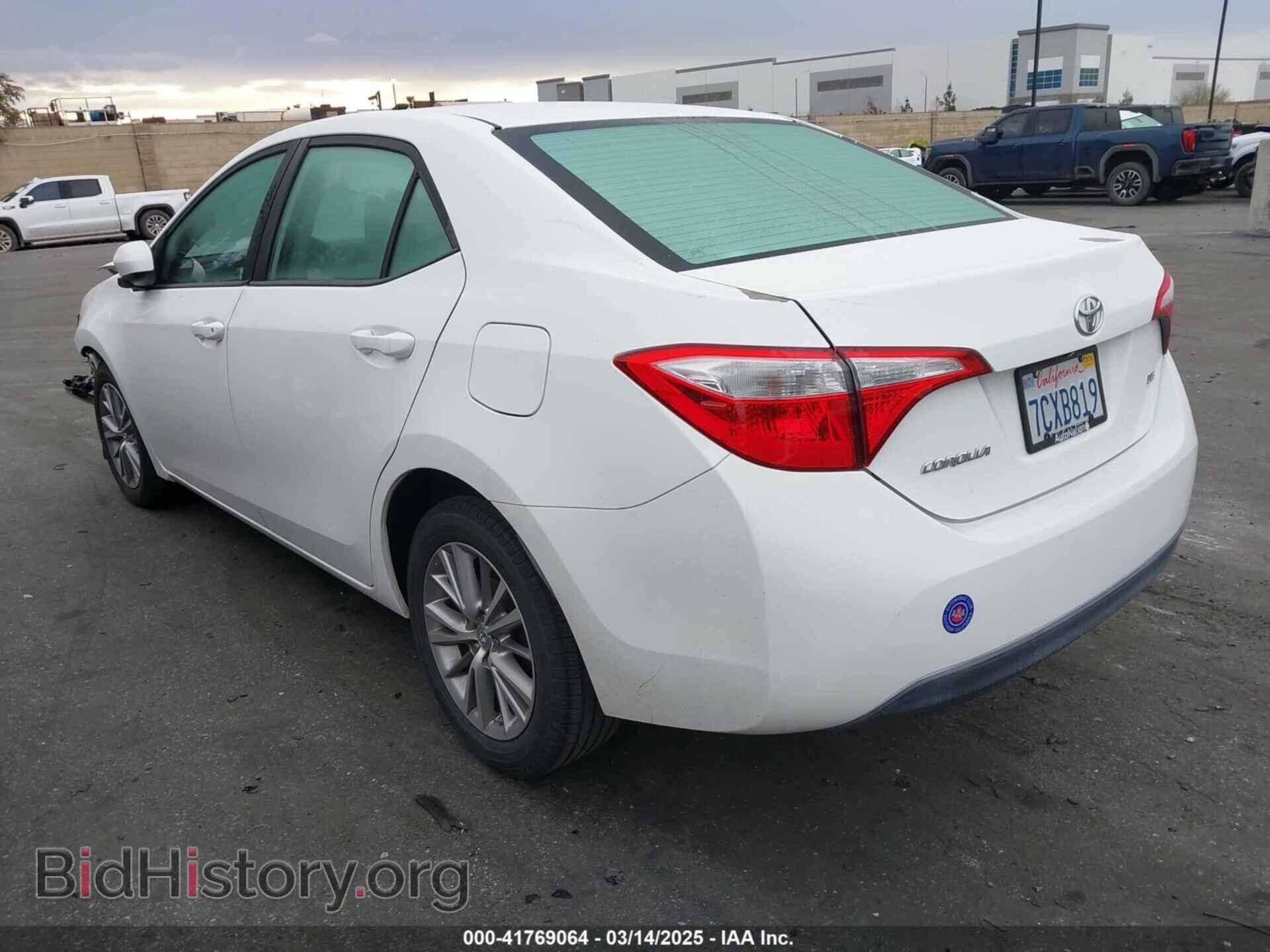 2014 TOYOTA COROLLA - VIN: 5YFBURHE4EP035204 - Фото 3