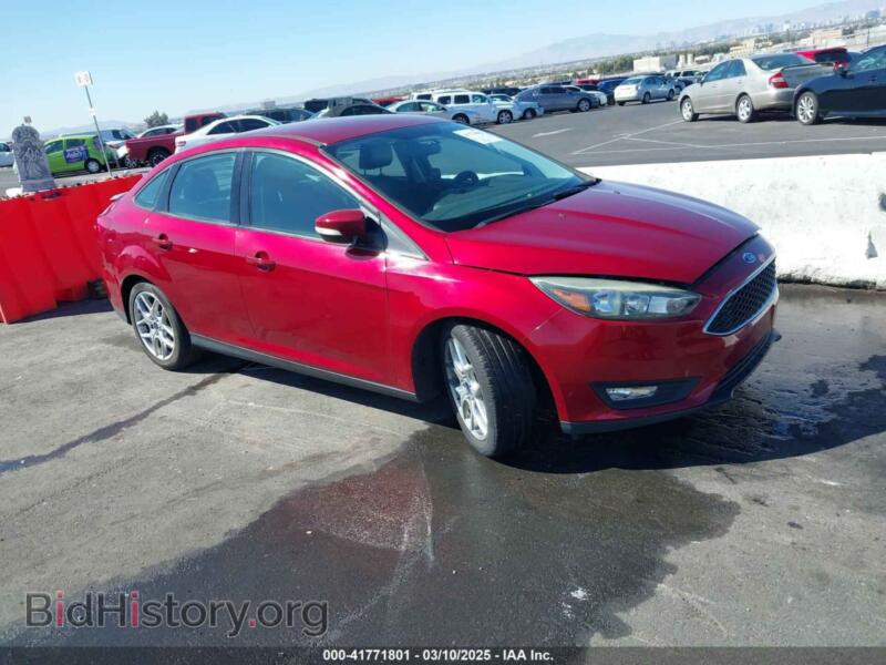 2015 Ford FOCUS SE (VIN 1FADP3F24FL294393) — фото 1 из 11, IAAI, повреждение: передняя часть