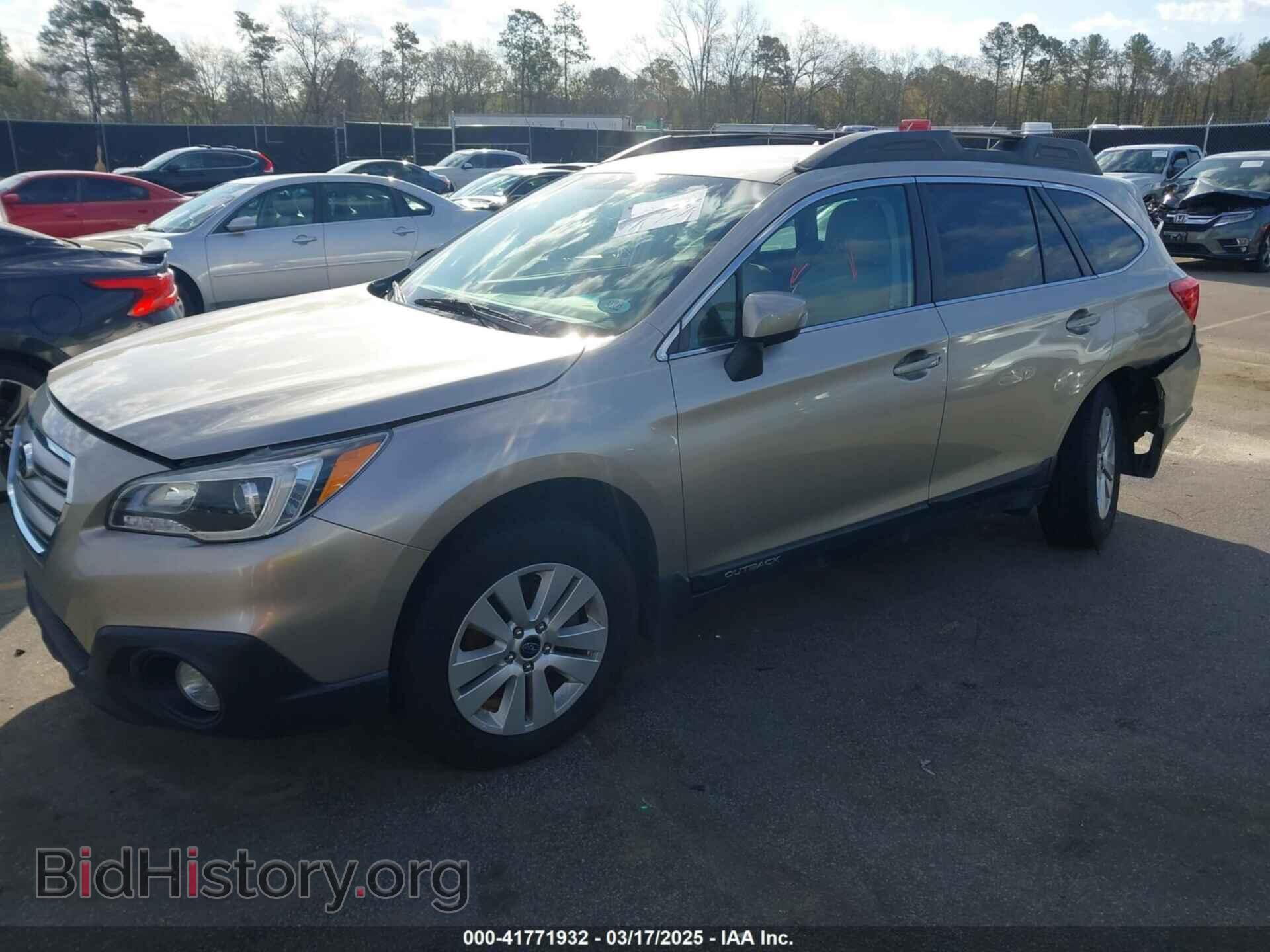 2015 SUBARU OUTBACK - VIN: 4S4BSBFC2F3304949 - Фото 2