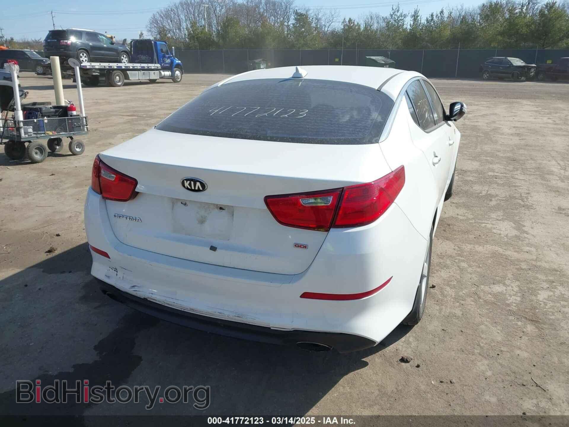 2015 KIA OPTIMA - VIN: KNAGM4A71F5645173 - Фото 4
