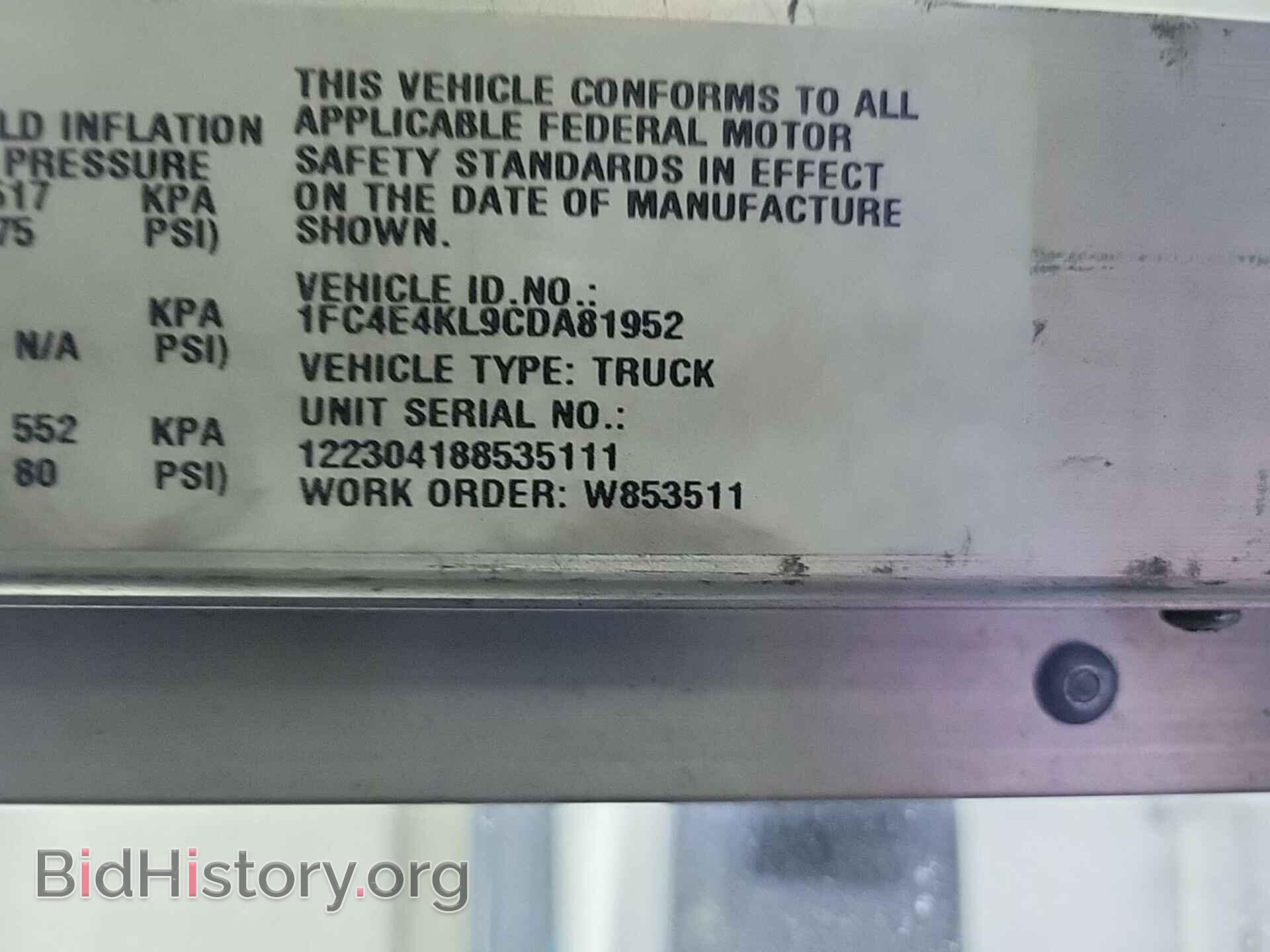 2012 FORD ECONOLINE - VIN: 1FC4E4KL9CDA81952 - Photo 11