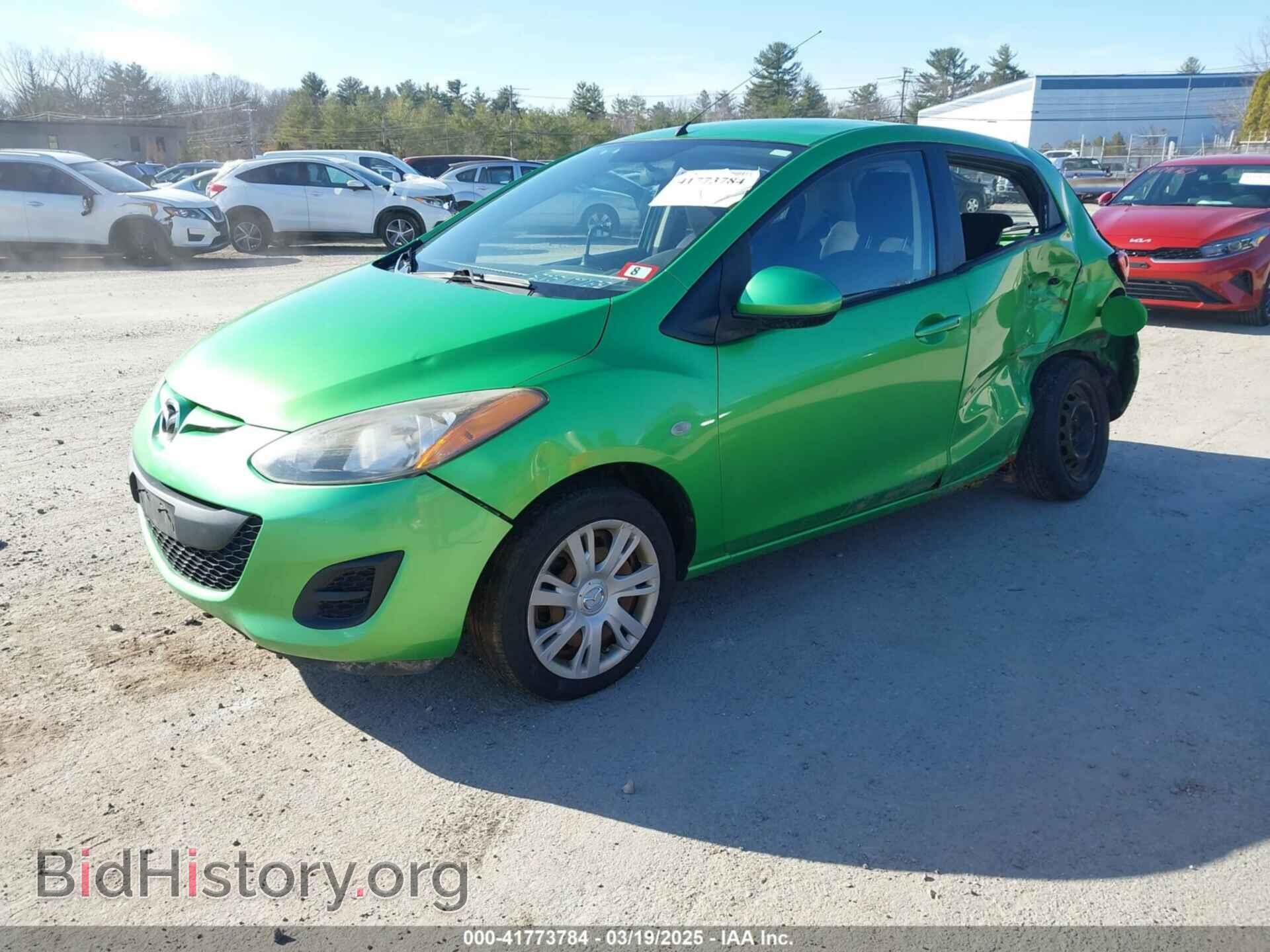 2012 MAZDA MAZDA2 - VIN: JM1DE1KZ6C0132947 - Фото 2