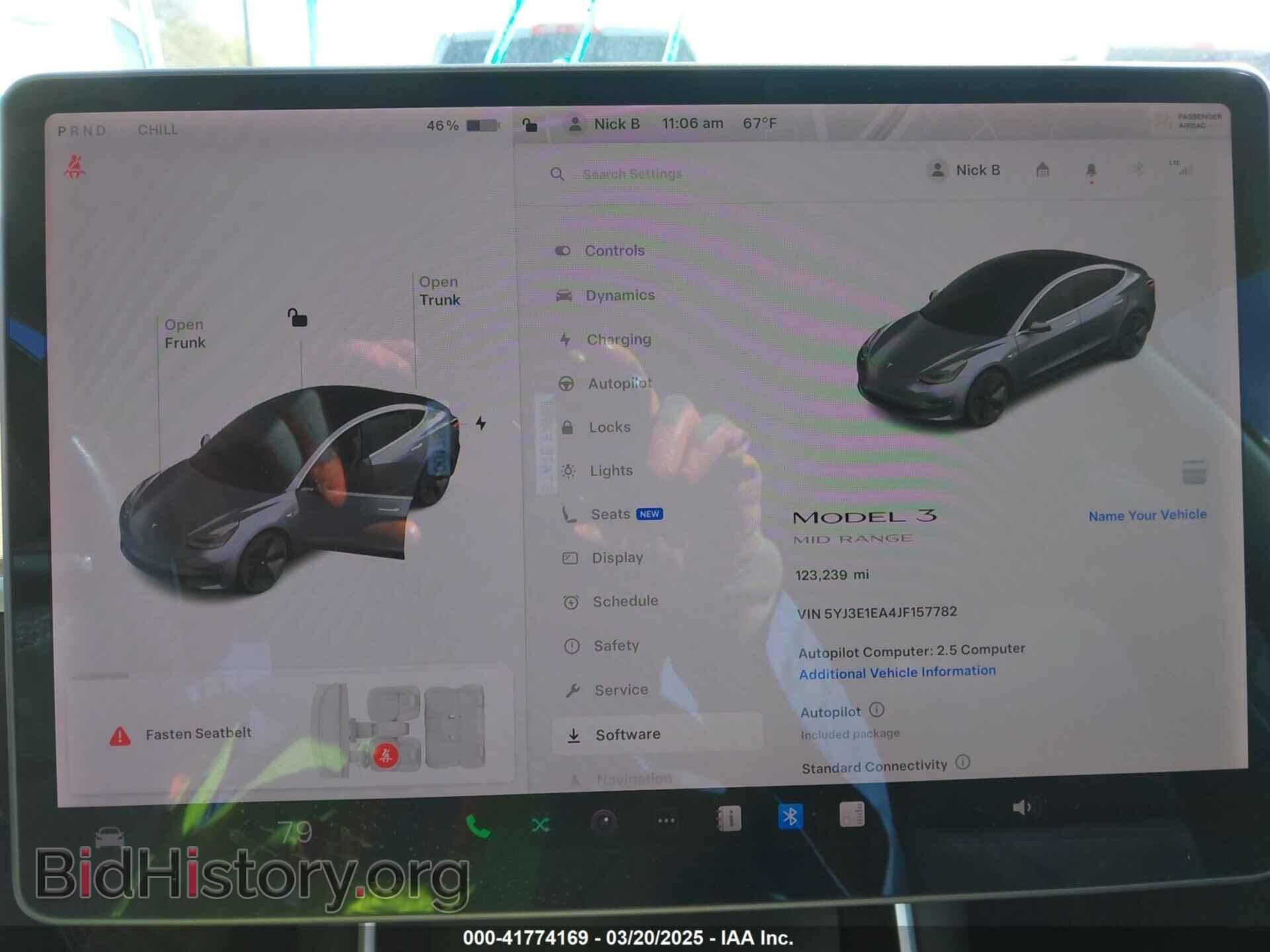 2018 TESLA MODEL 3 - VIN: 5YJ3E1EA4JF157782 - Фото 7