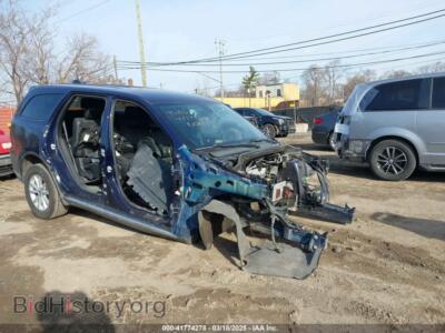 2015 Dodge DURANGO SXT, blue — VIN 1C4RDJAG0FC101480, IAAI