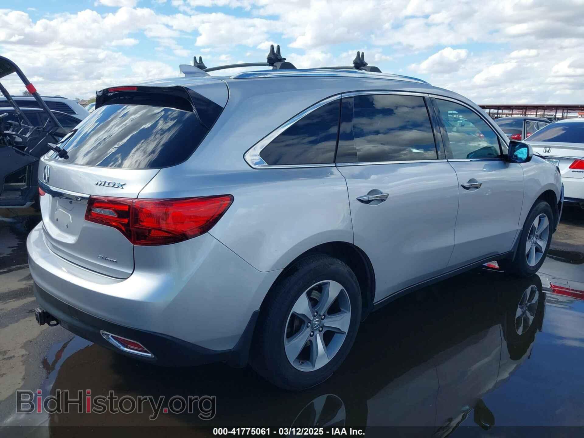 2014 ACURA MDX - VIN: 5FRYD4H23EB019945 - Фото 4