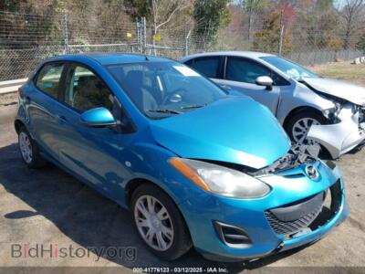 2012 Mazda MAZDA2 Sport, blue — VIN JM1DE1KY4C0144179, IAAI