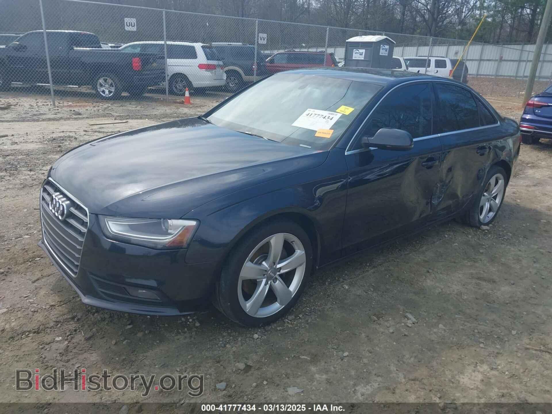 2013 AUDI A4 - VIN: WAUBFAFLXDN005355 - Фото 2