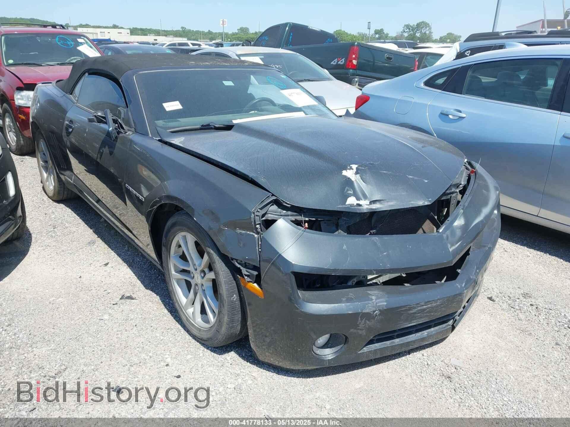 Photo 2G1FB3D31D9111994 - CHEVROLET CAMARO 2013