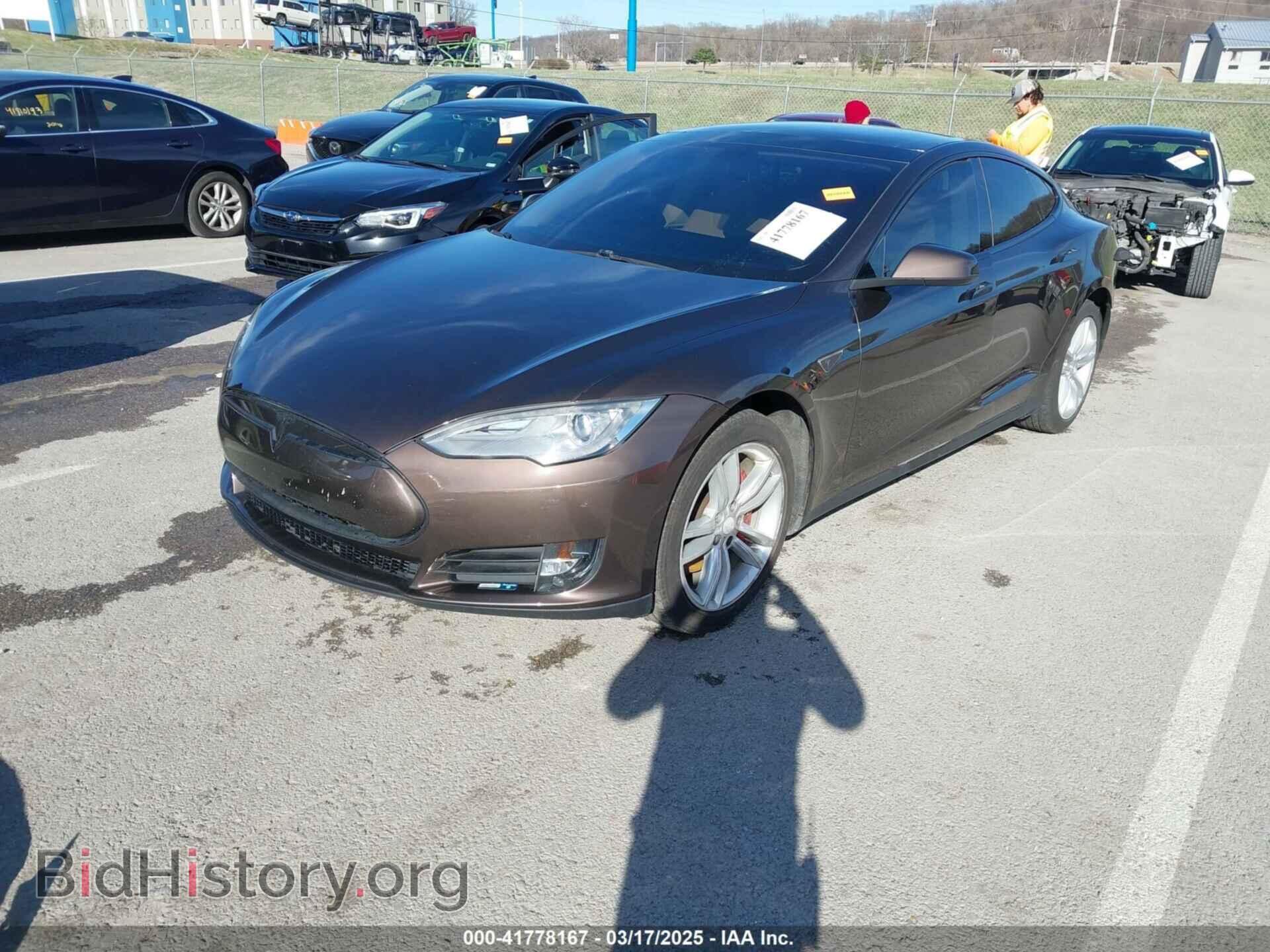 2014 TESLA MODEL S - VIN: 5YJSA1H17EFP33275 - Photo 2
