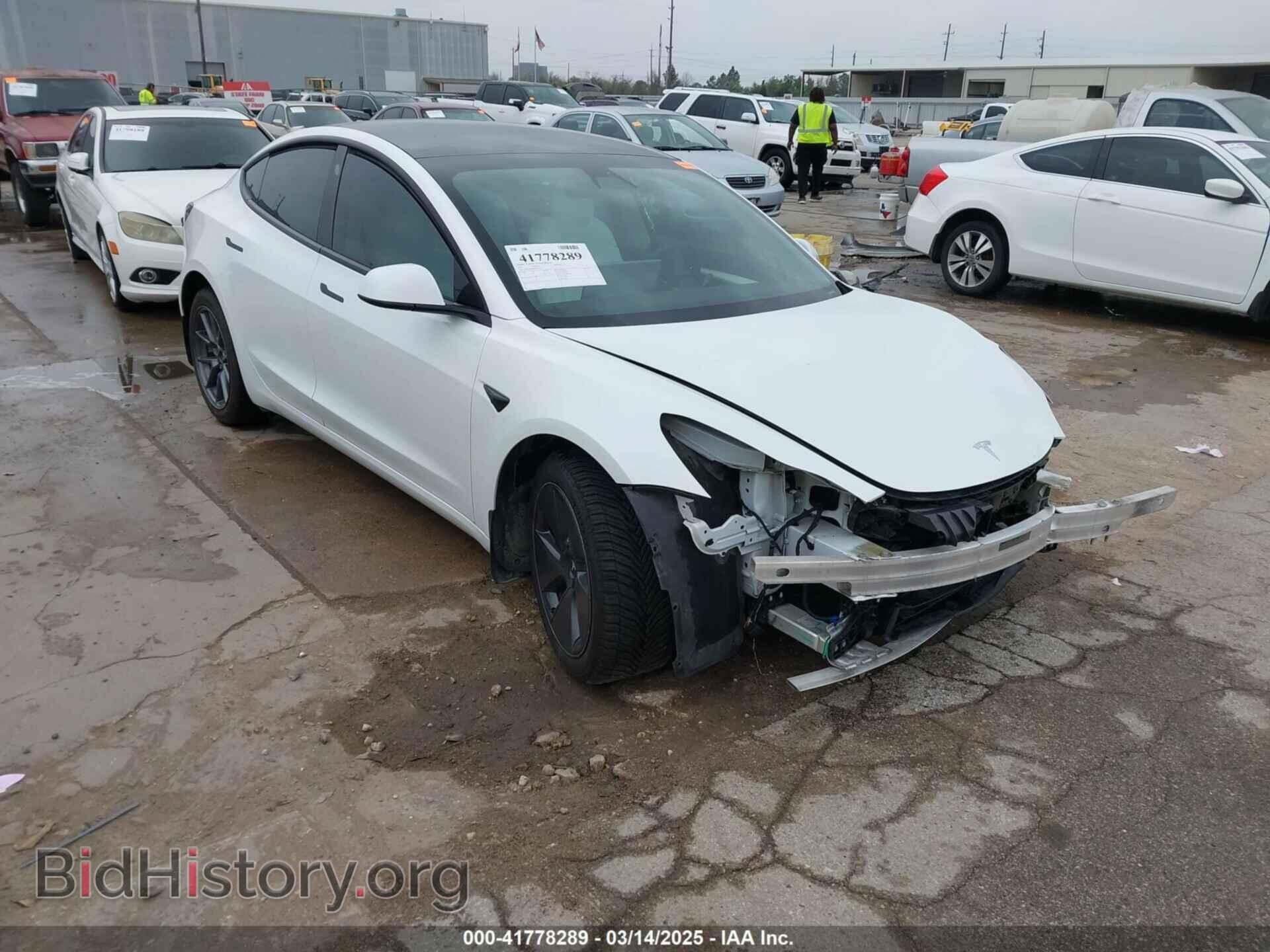 Photo 5YJ3E1EB3MF059713 - TESLA MODEL 3 2021