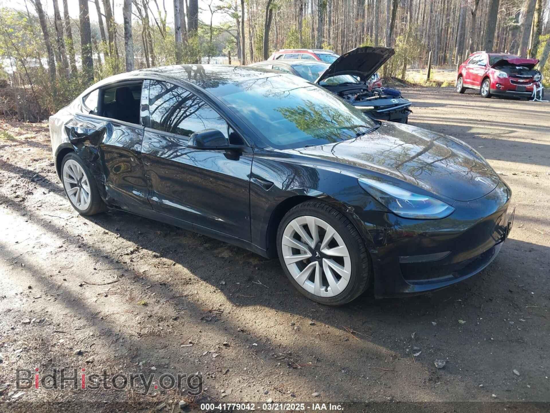 Photo 5YJ3E1EA9MF021068 - TESLA MODEL 3 2021