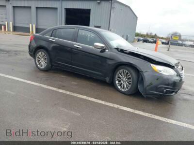 2013 Chrysler 200 Limited, черный — VIN 1C3CCBCG7DN520735, IAAI