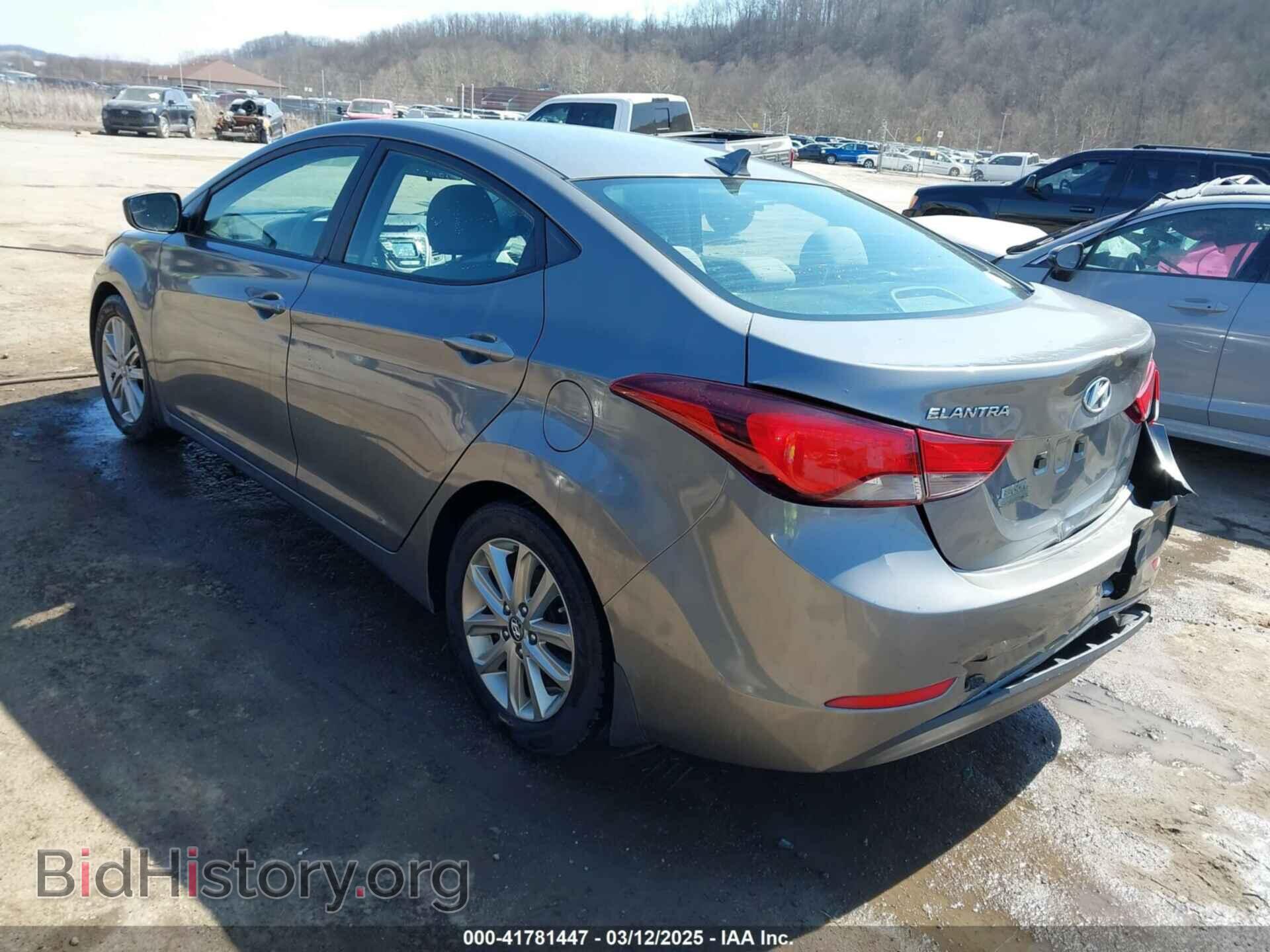 2014 HYUNDAI ELANTRA - VIN: 5NPDH4AE4EH512348 - Фото 3