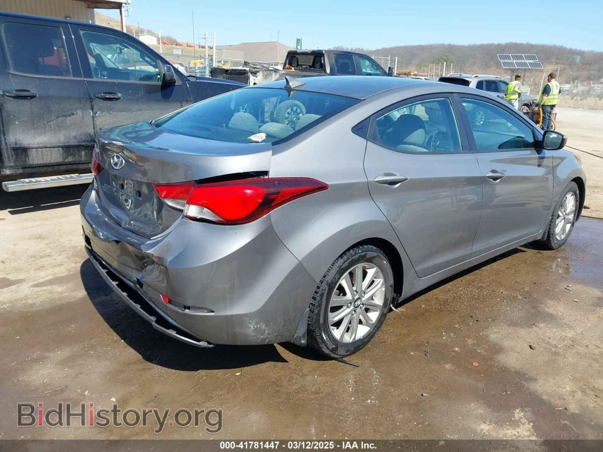 2014 HYUNDAI ELANTRA - VIN: 5NPDH4AE4EH512348 - Фото 4