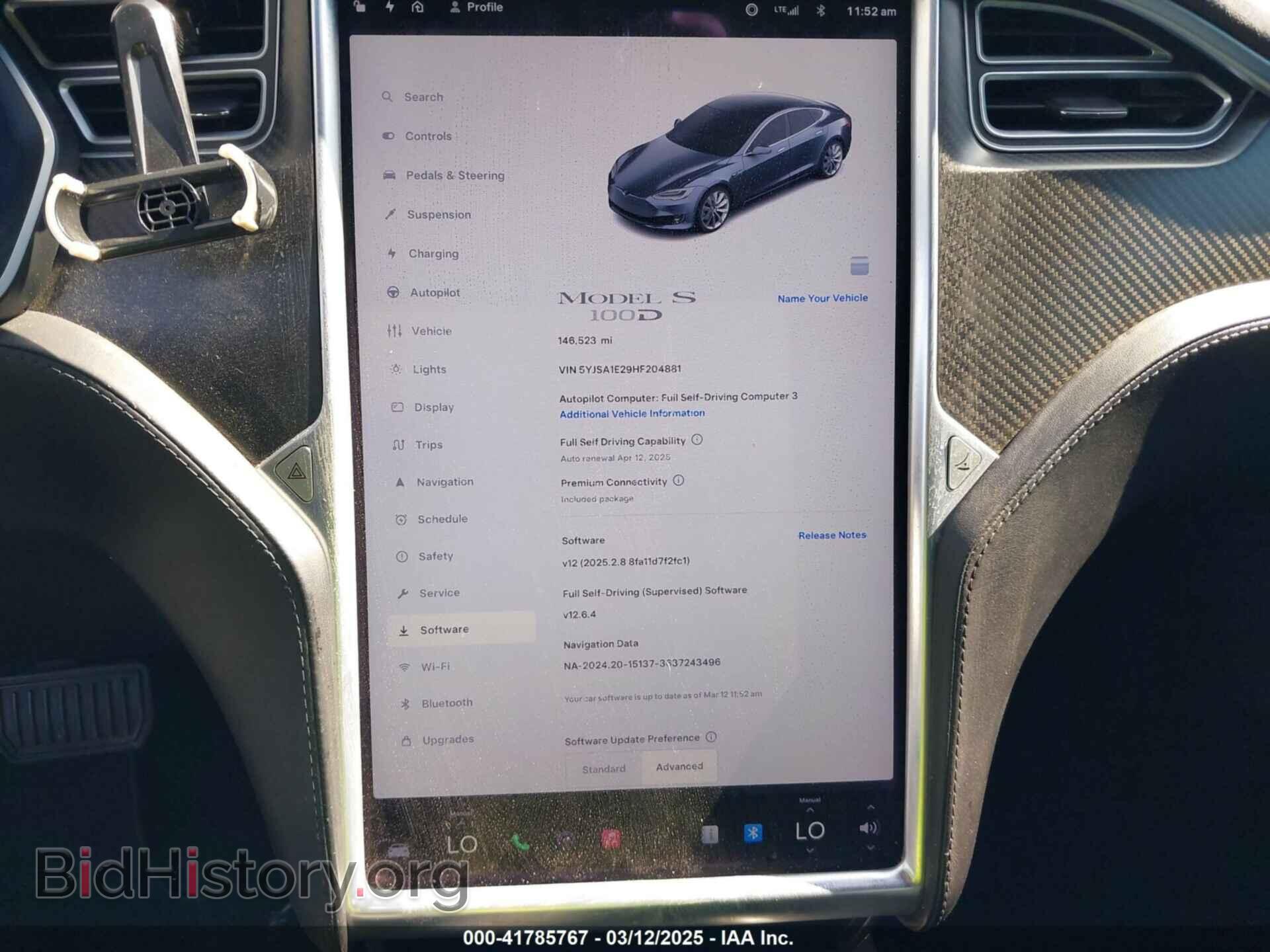 2017 TESLA MODEL S - VIN: 5YJSA1E29HF204881 - Фото 7