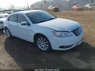 2013 Chrysler 200 LIMITED, white — VIN 1C3CCBCG9DN504407, IAAI