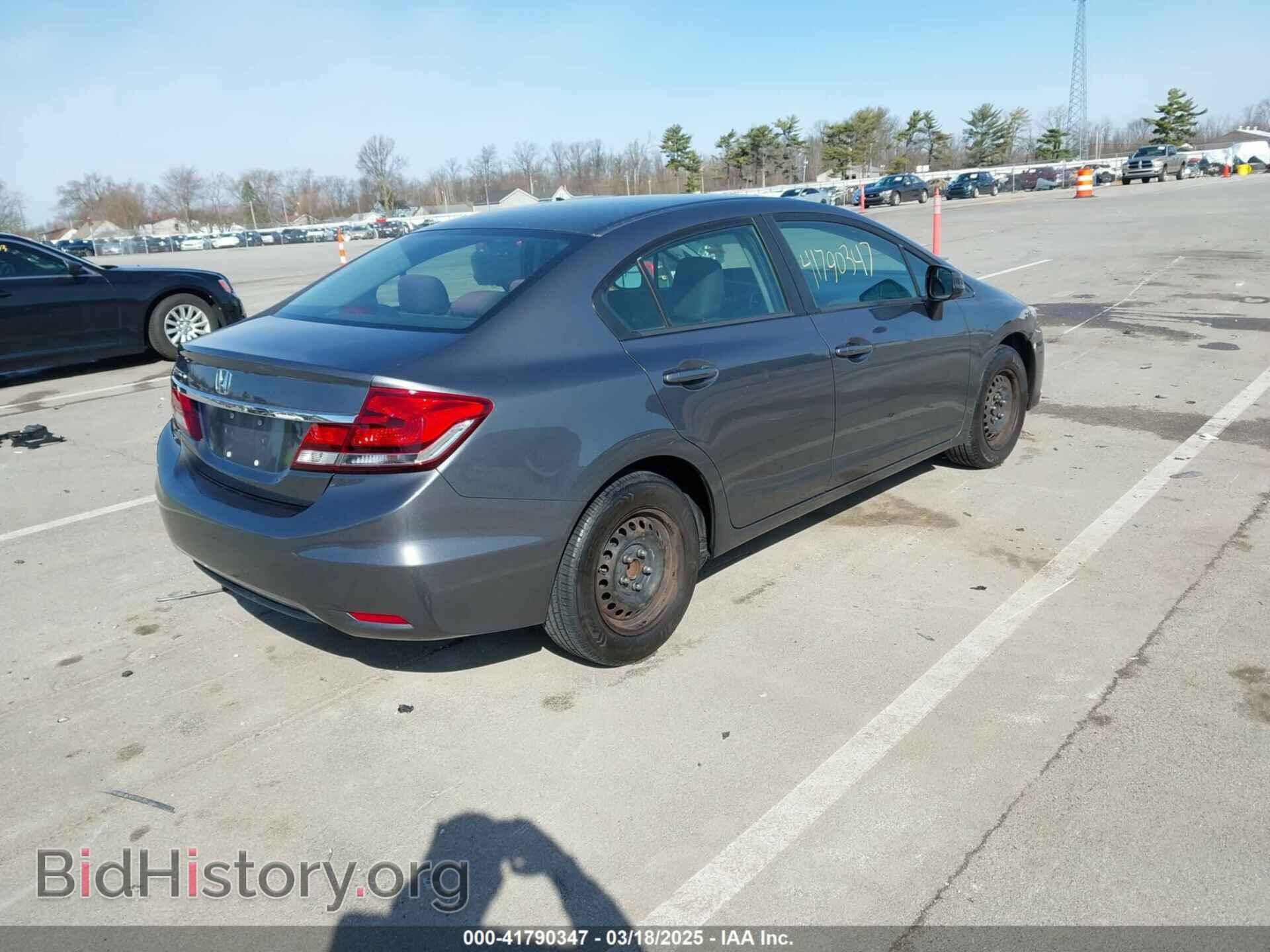 2013 HONDA CIVIC - VIN: 19XFB2F58DE027365 - Фото 4