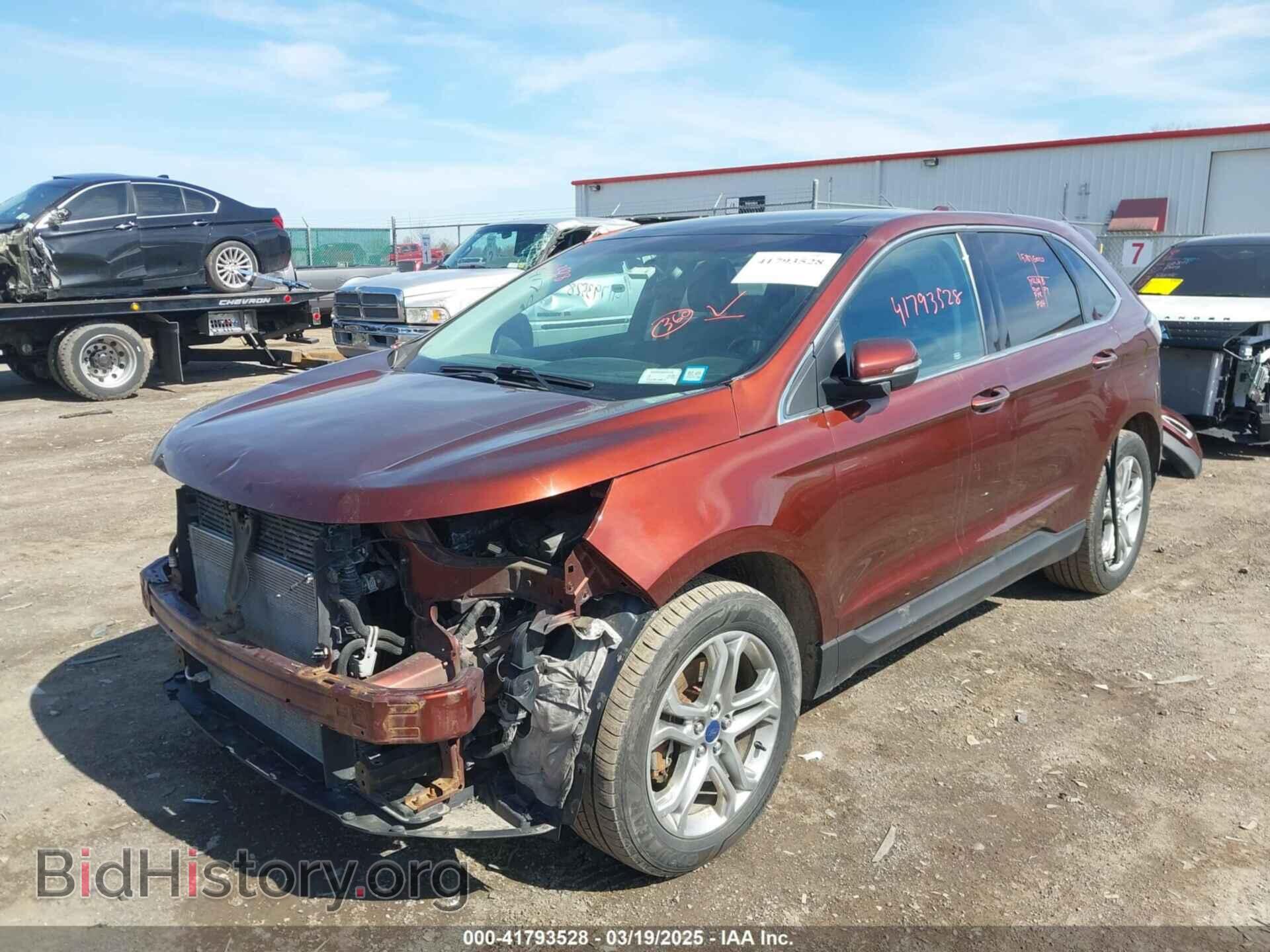 2015 FORD EDGE - VIN: 2FMTK4K81FBB99273 - Photo 2