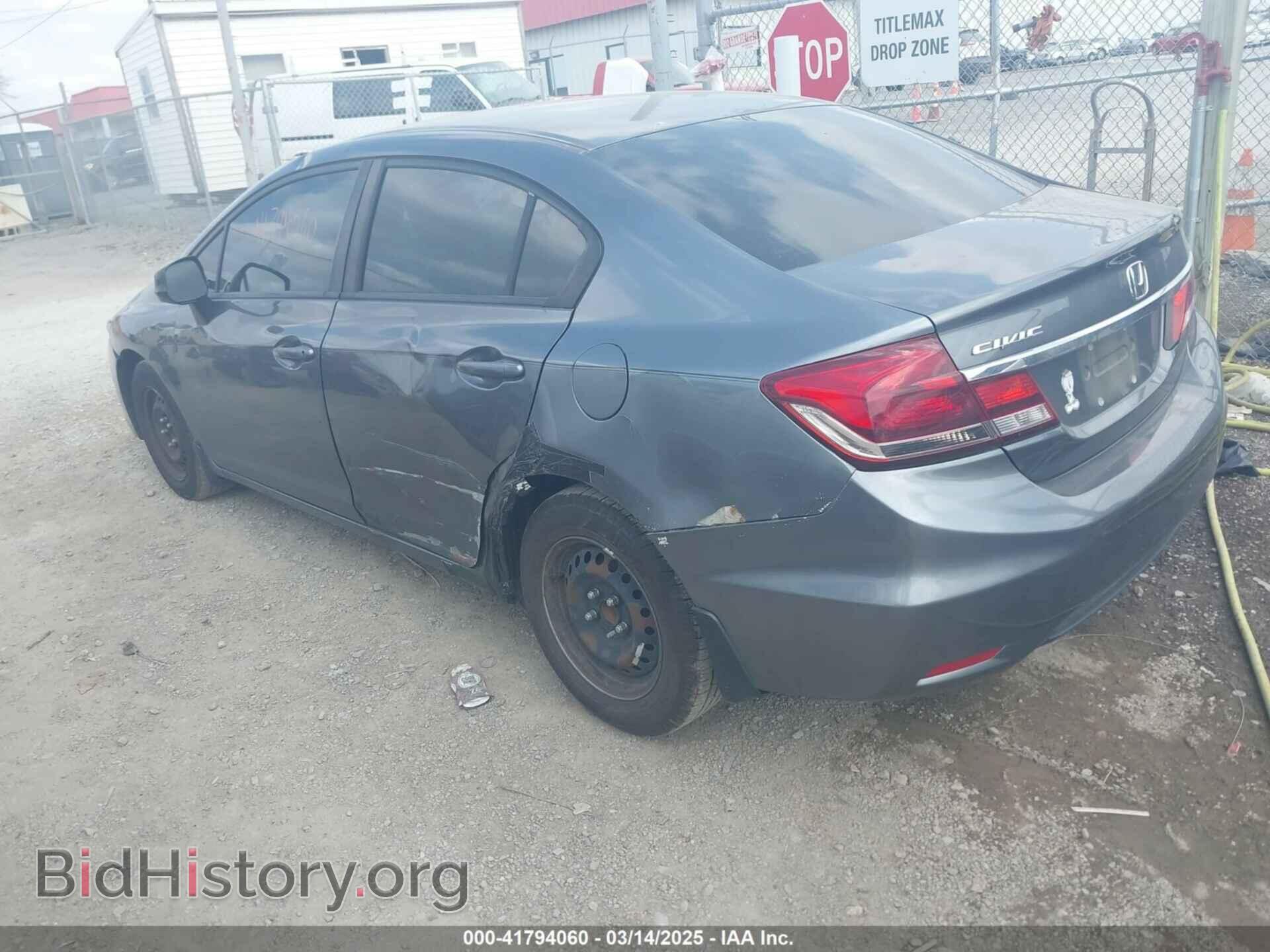2013 HONDA CIVIC - VIN: 19XFB2F51DE013890 - Фото 3