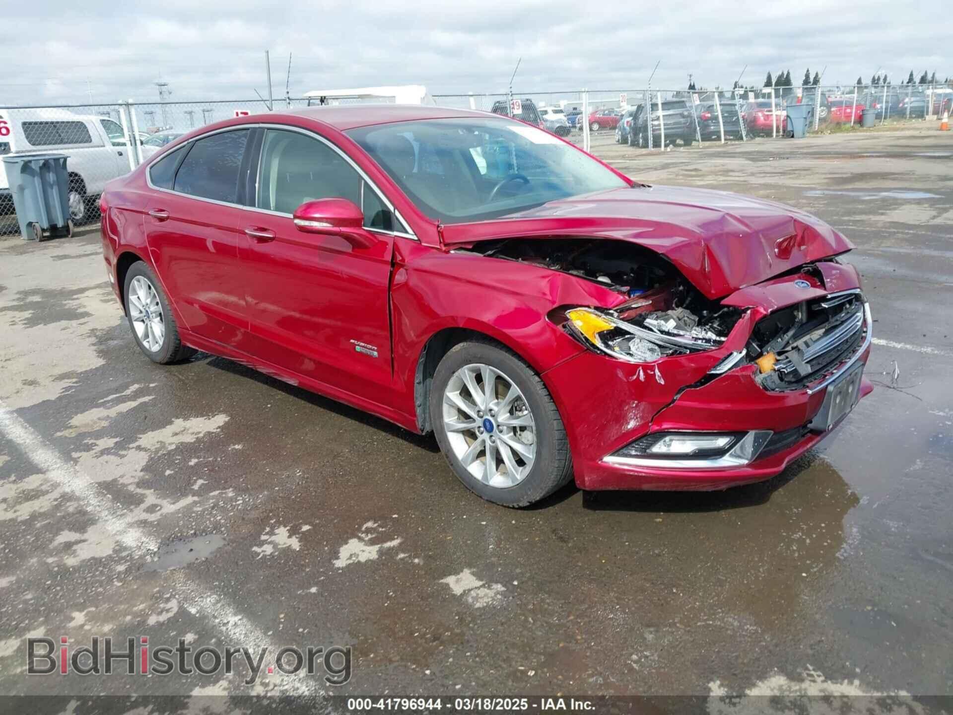 Photo 3FA6P0PU6HR229685 - FORD FUSION ENERGI 2017