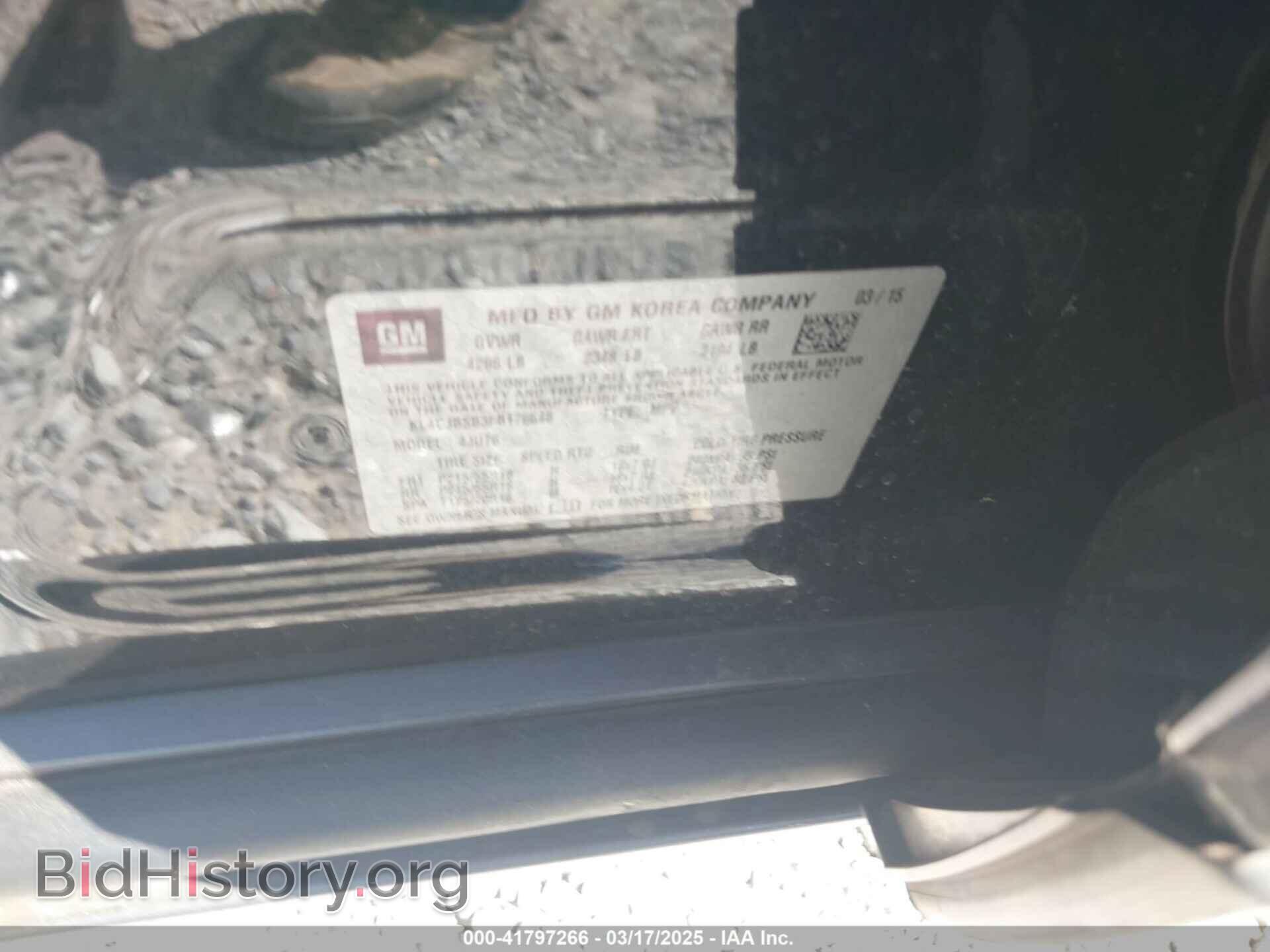 2015 BUICK ENCORE - VIN: KL4CJBSB3FB176648 - Photo 9