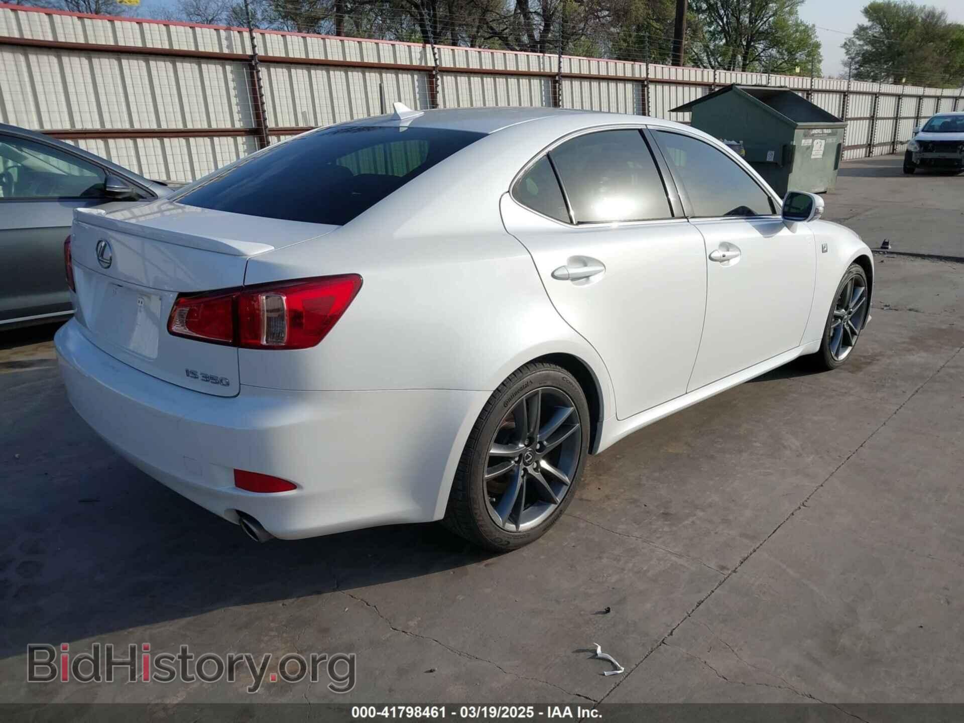 2012 LEXUS IS 350 - VIN: JTHBE5C27C5030591 - Фото 4