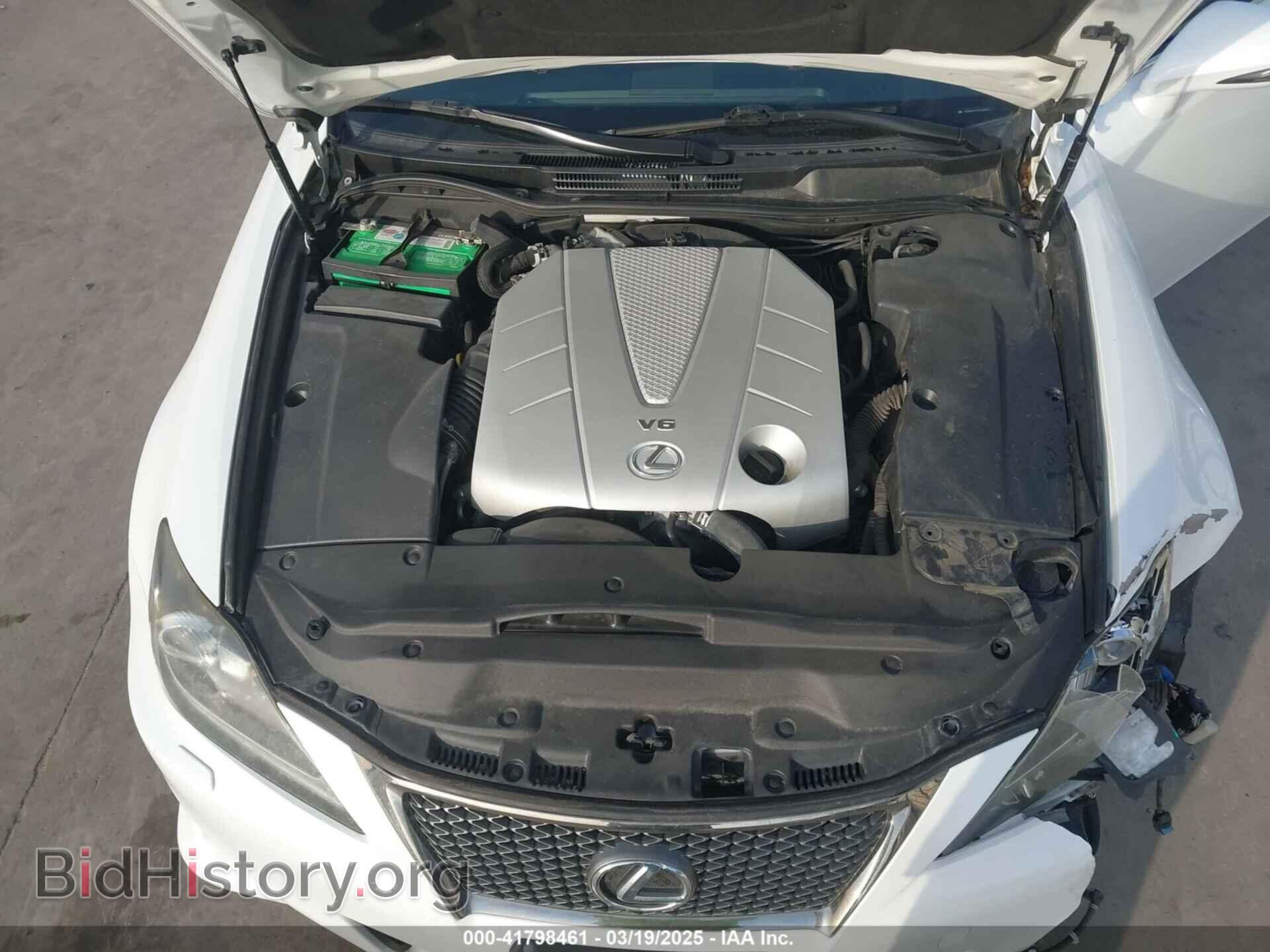 2012 LEXUS IS 350 - VIN: JTHBE5C27C5030591 - Фото 10