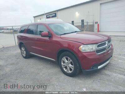 2013 Dodge DURANGO SXT, красный — VIN 1C4RDHAG8DC552467, IAAI