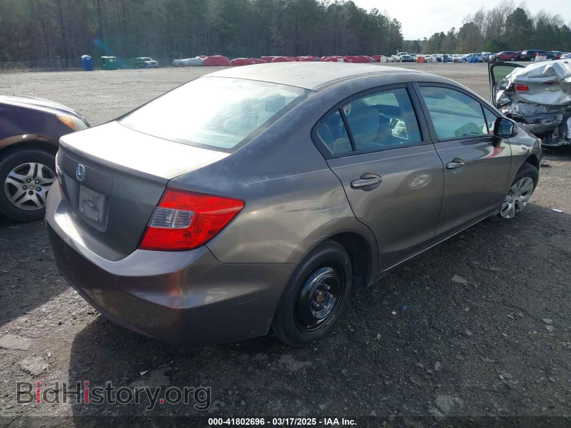 2012 HONDA CIVIC - VIN: 2HGFB2F51CH578001 - Фото 4
